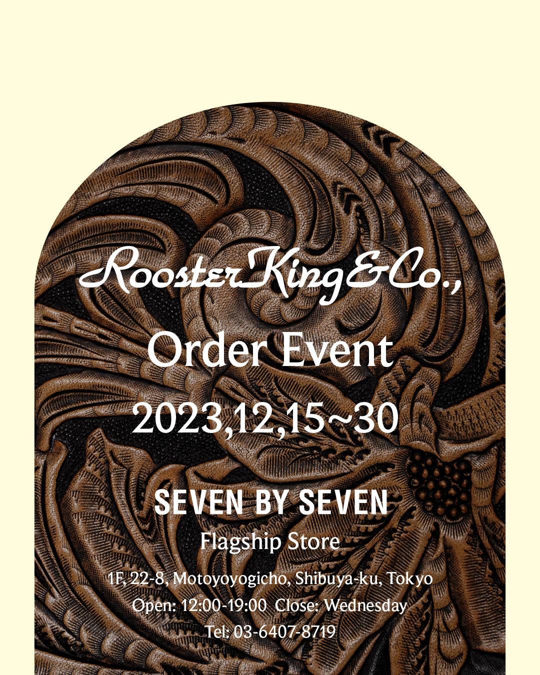 Rooster King & Co., オーダー & 限定アイテム販売会