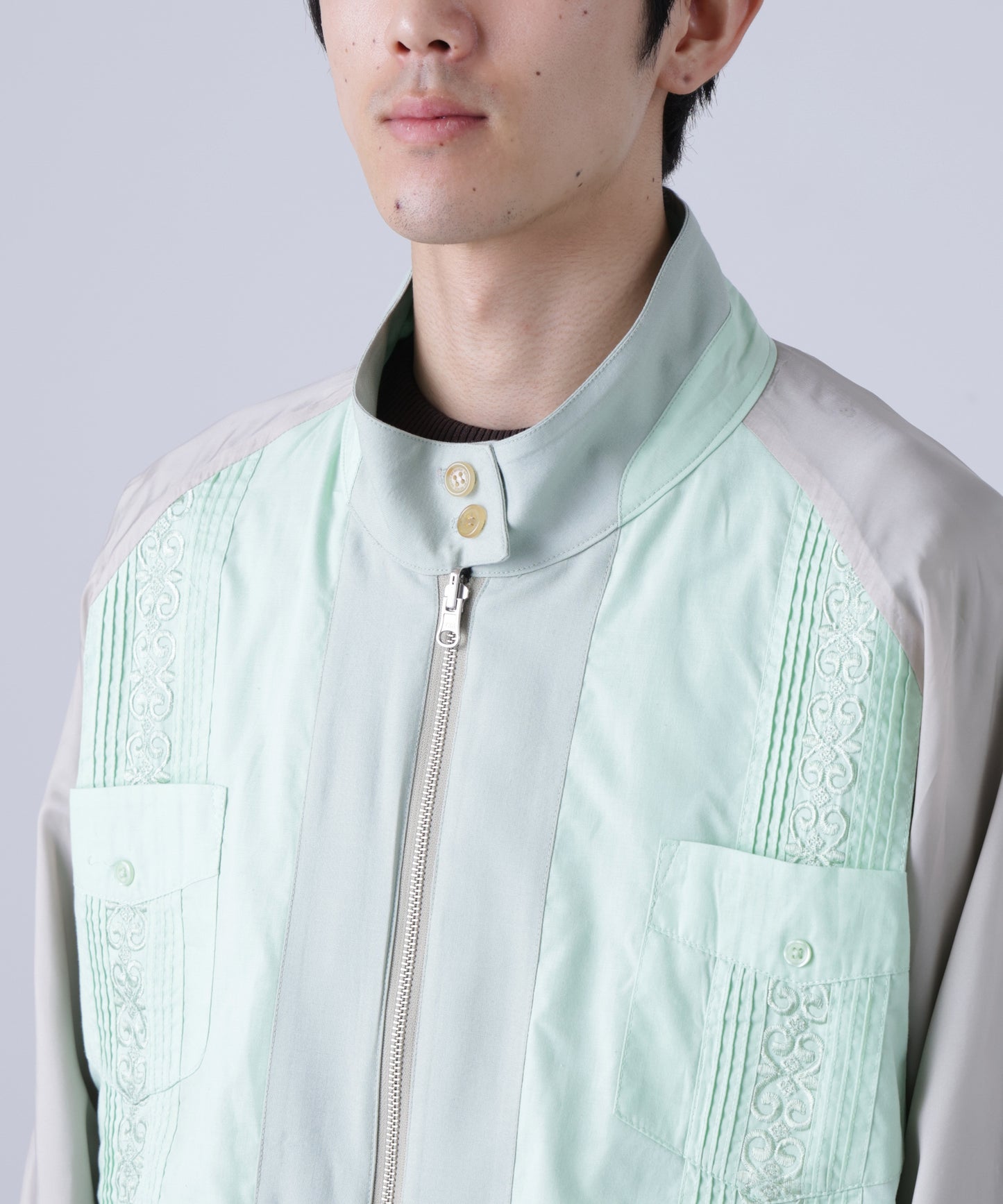 REWORK REVERSIBLE DRIZZLER JACKET ‐Guayabera Lining‐