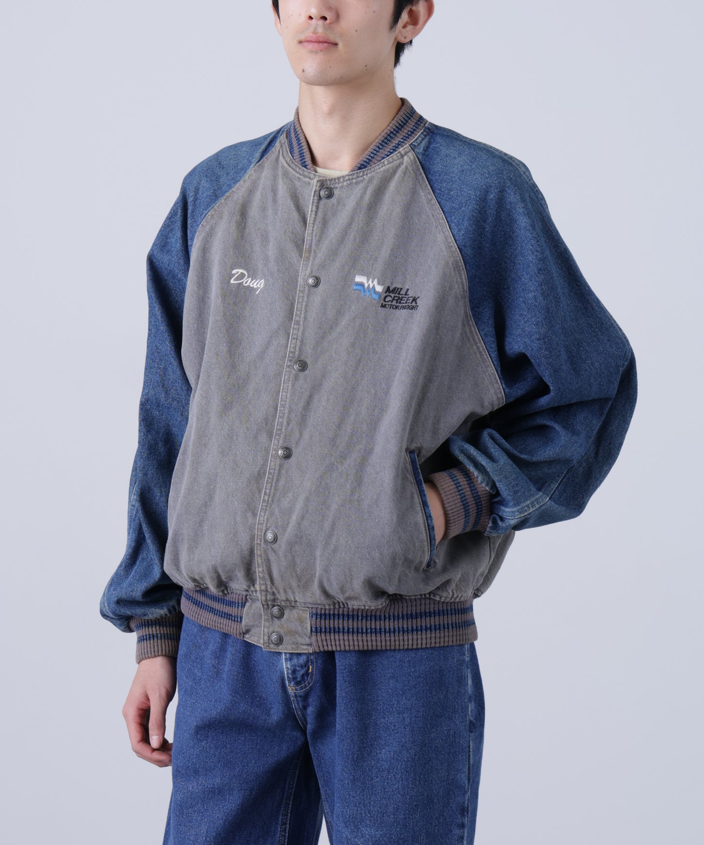 DENIM STADIUM JUMPER