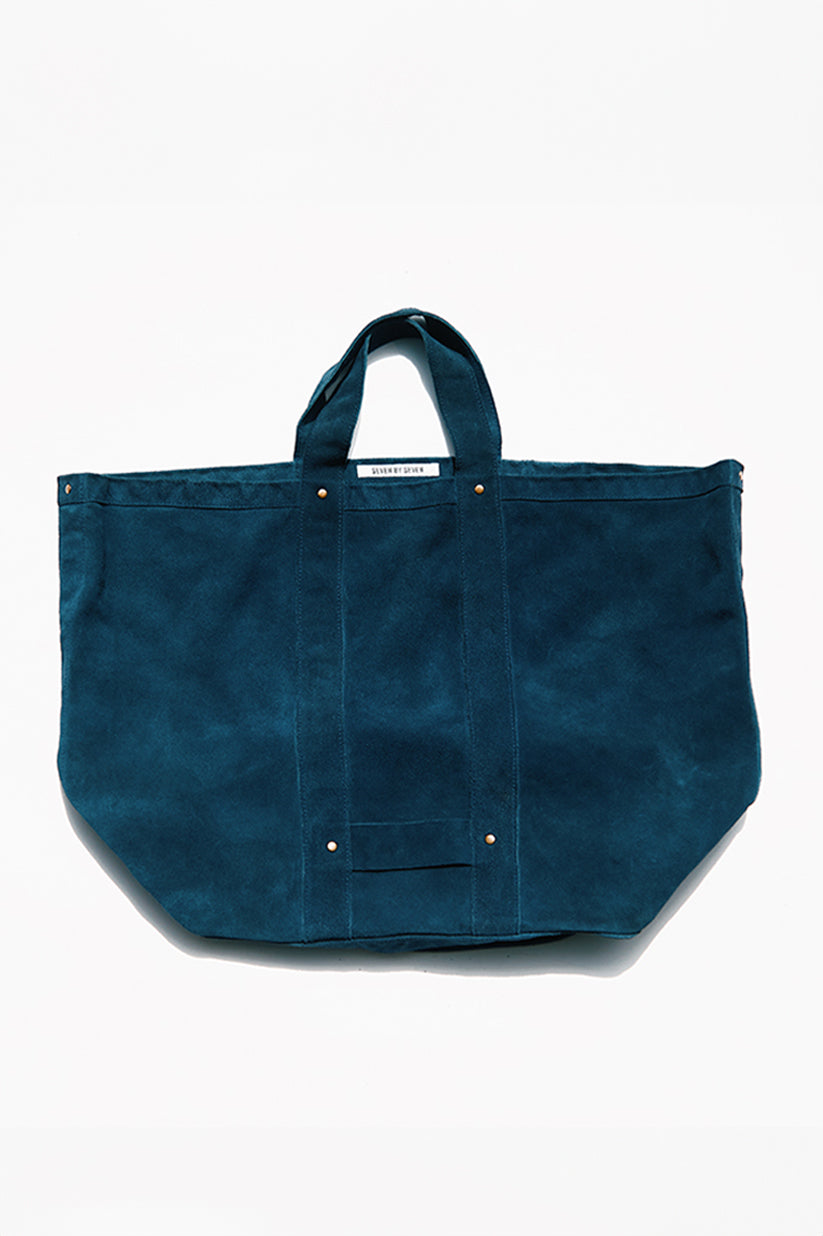 【OCEANS】LEATHER TOTE BAG -Cow split leather-