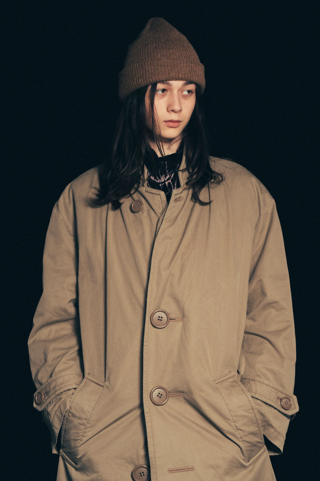 VELVET STOLE ‐Silk / Rayon‐