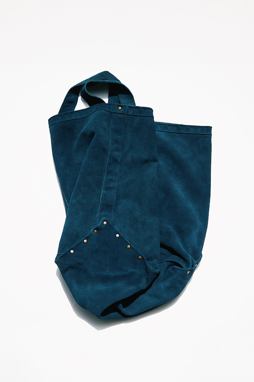 【OCEANS】LEATHER TOTE BAG -Cow split leather-