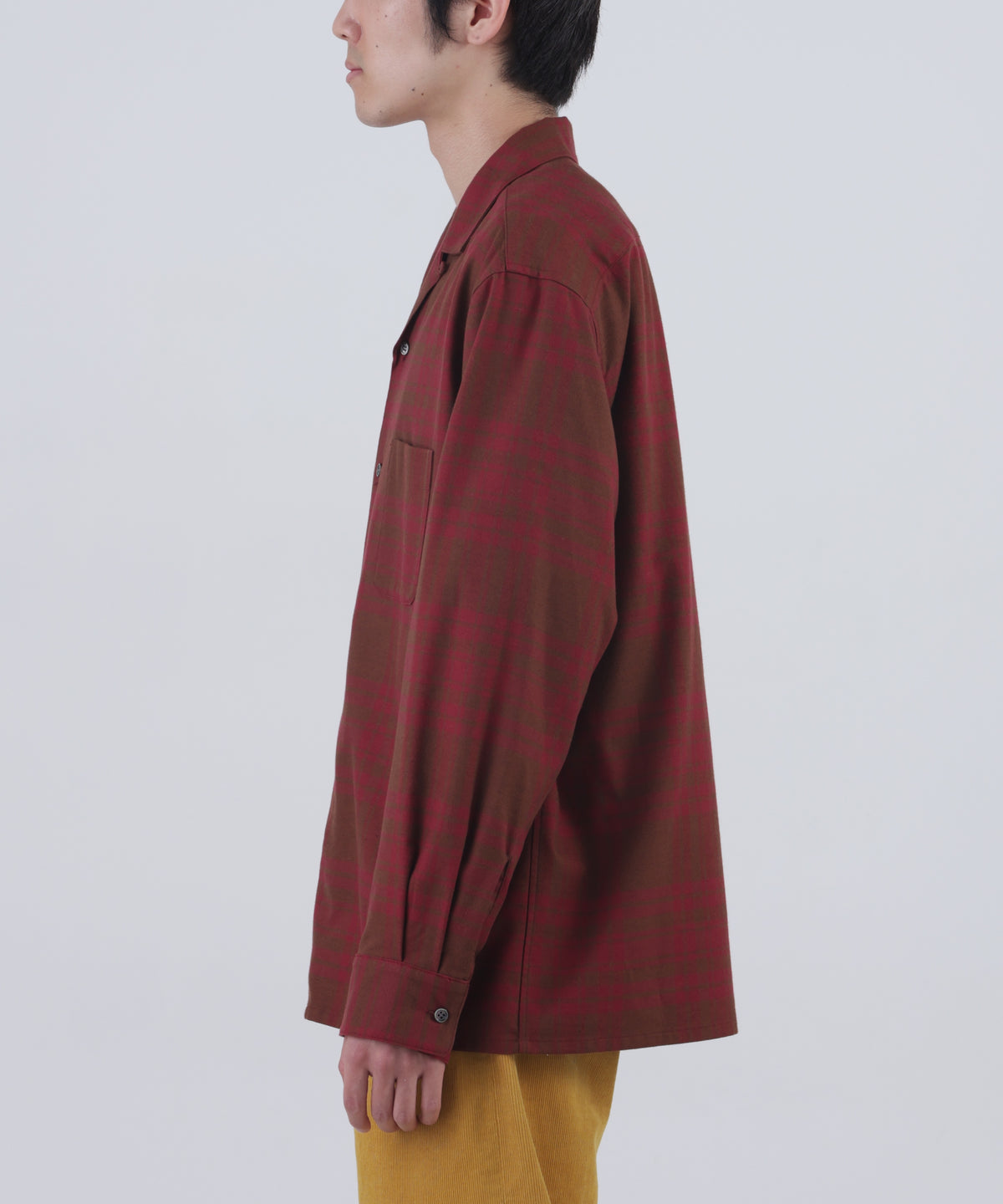 FATIGUE TROUSERS -Powder melton-