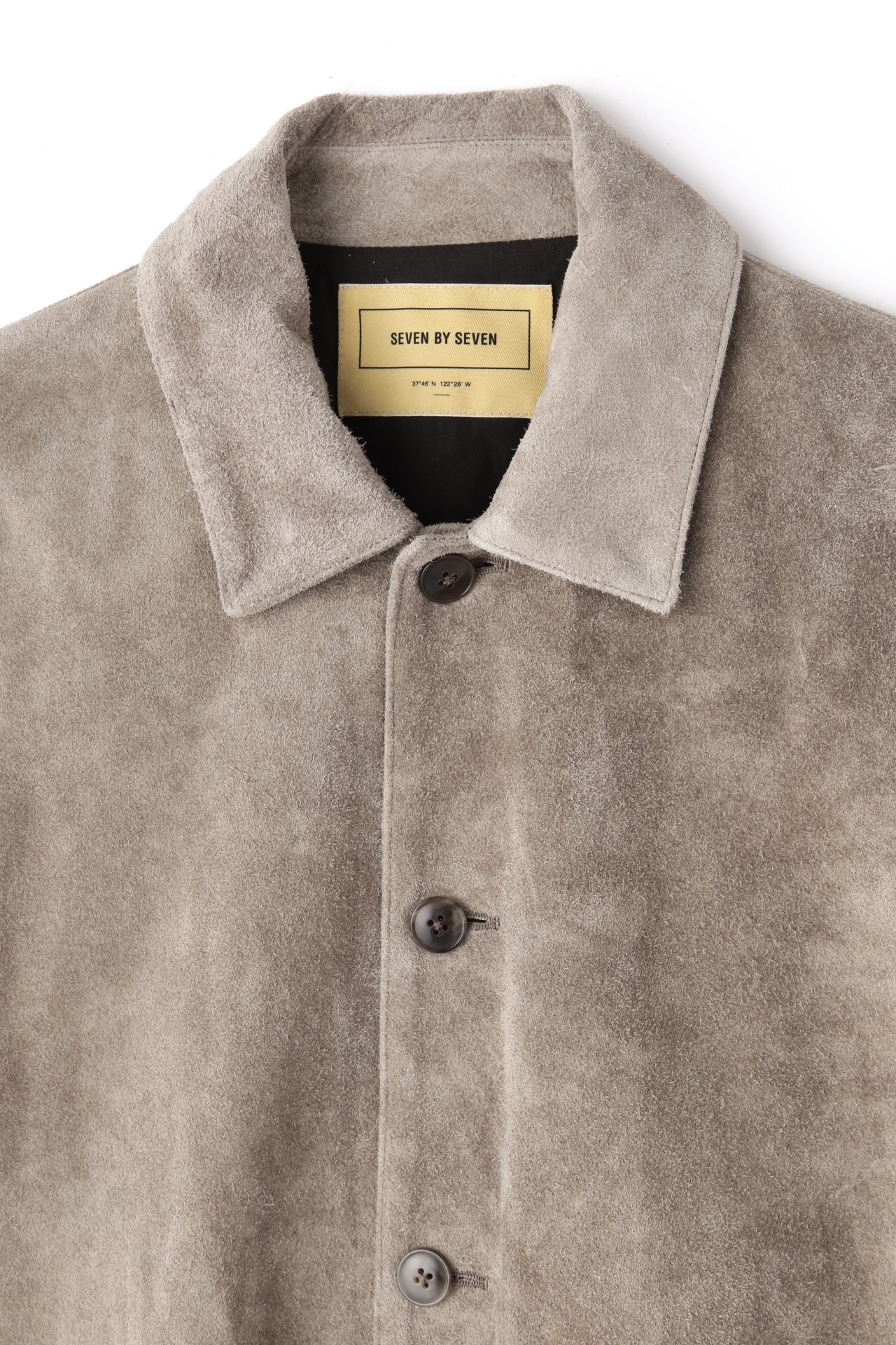 SUEDE LEATHER BLOUSON -Cow leather-