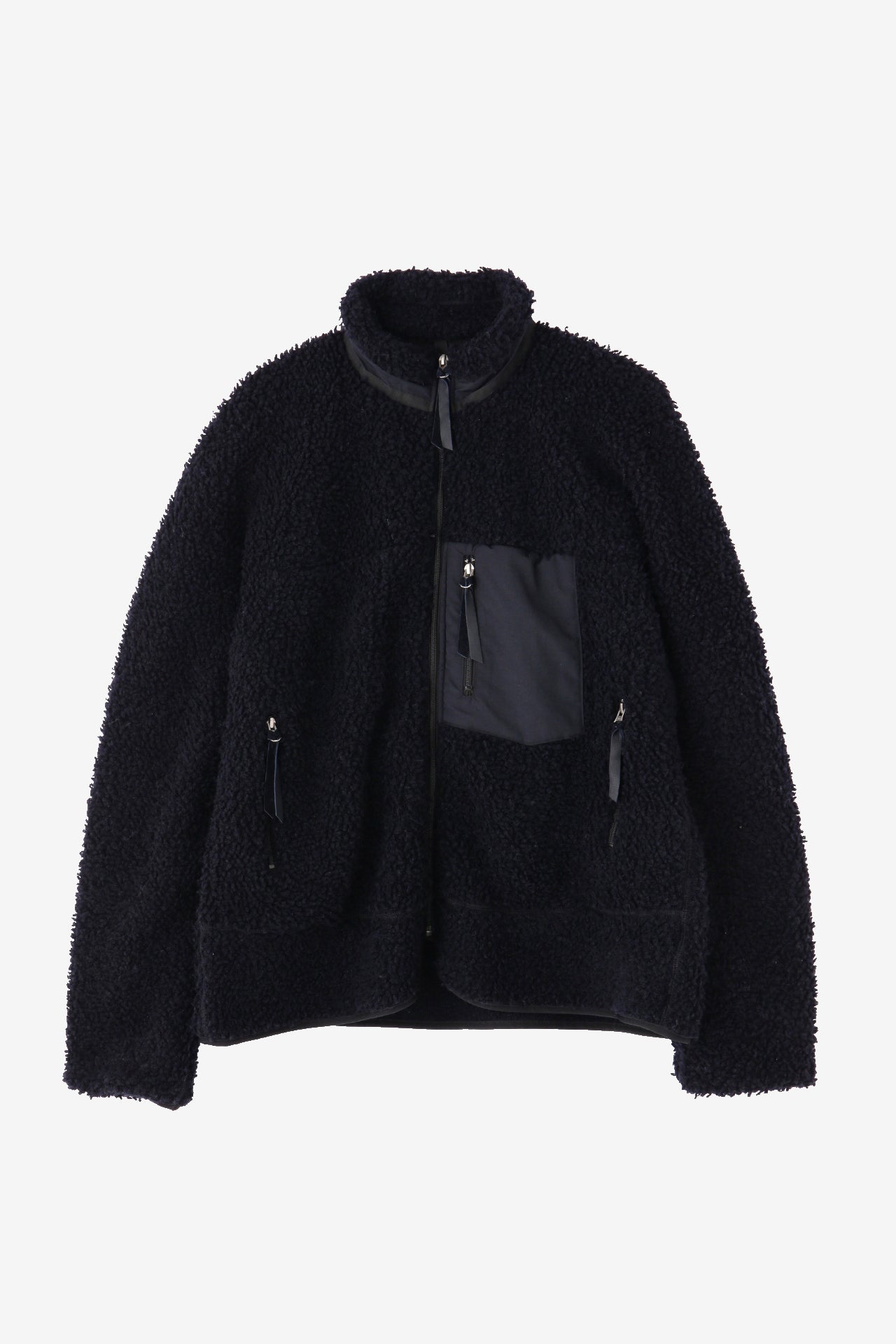 FULL ZIP KNIT BLOUSON -Alpaca/Wool- | SEVEN BY SEVEN