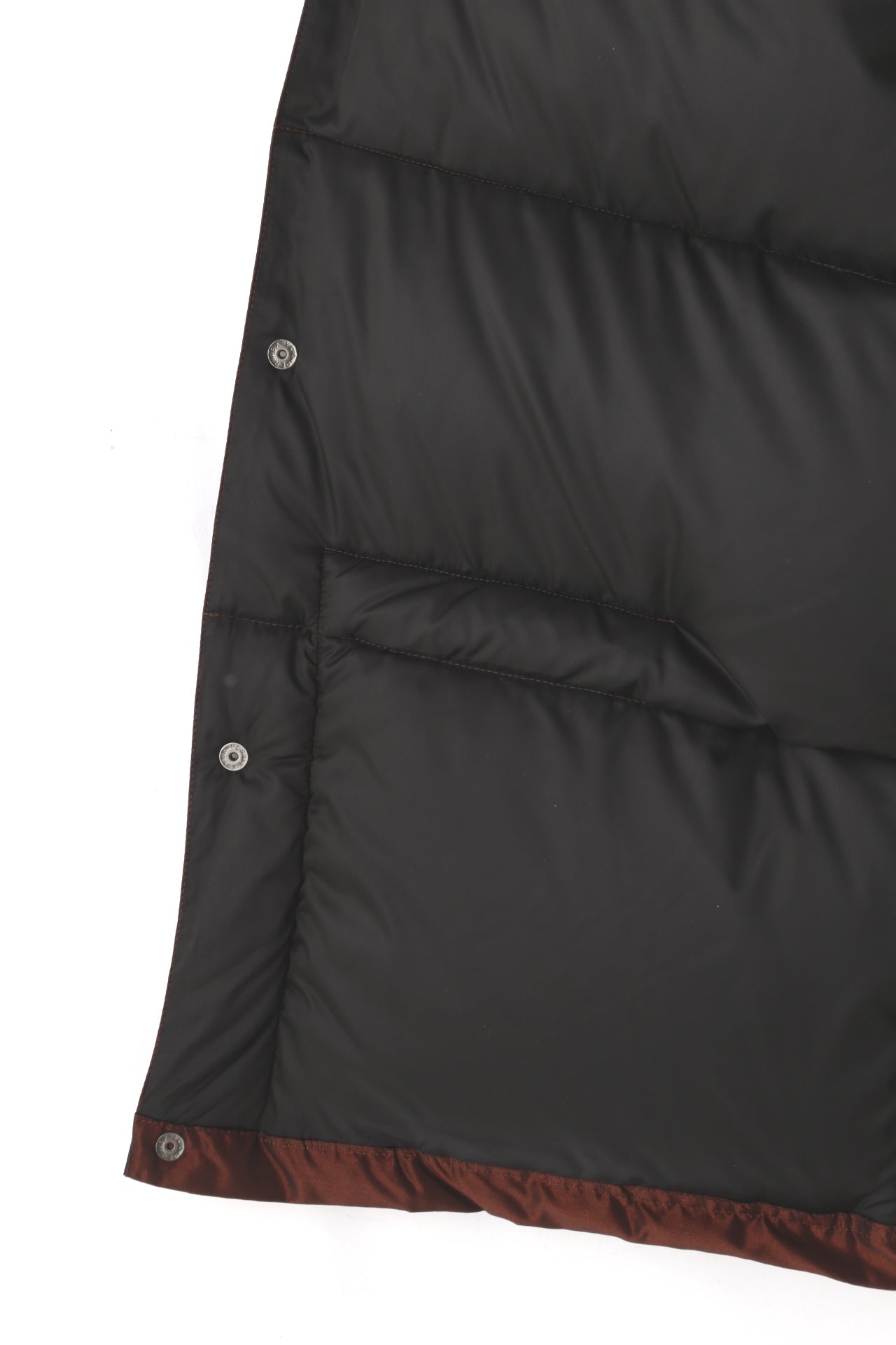 IRIDESCENT DOWN VEST -Polyester taffeta-