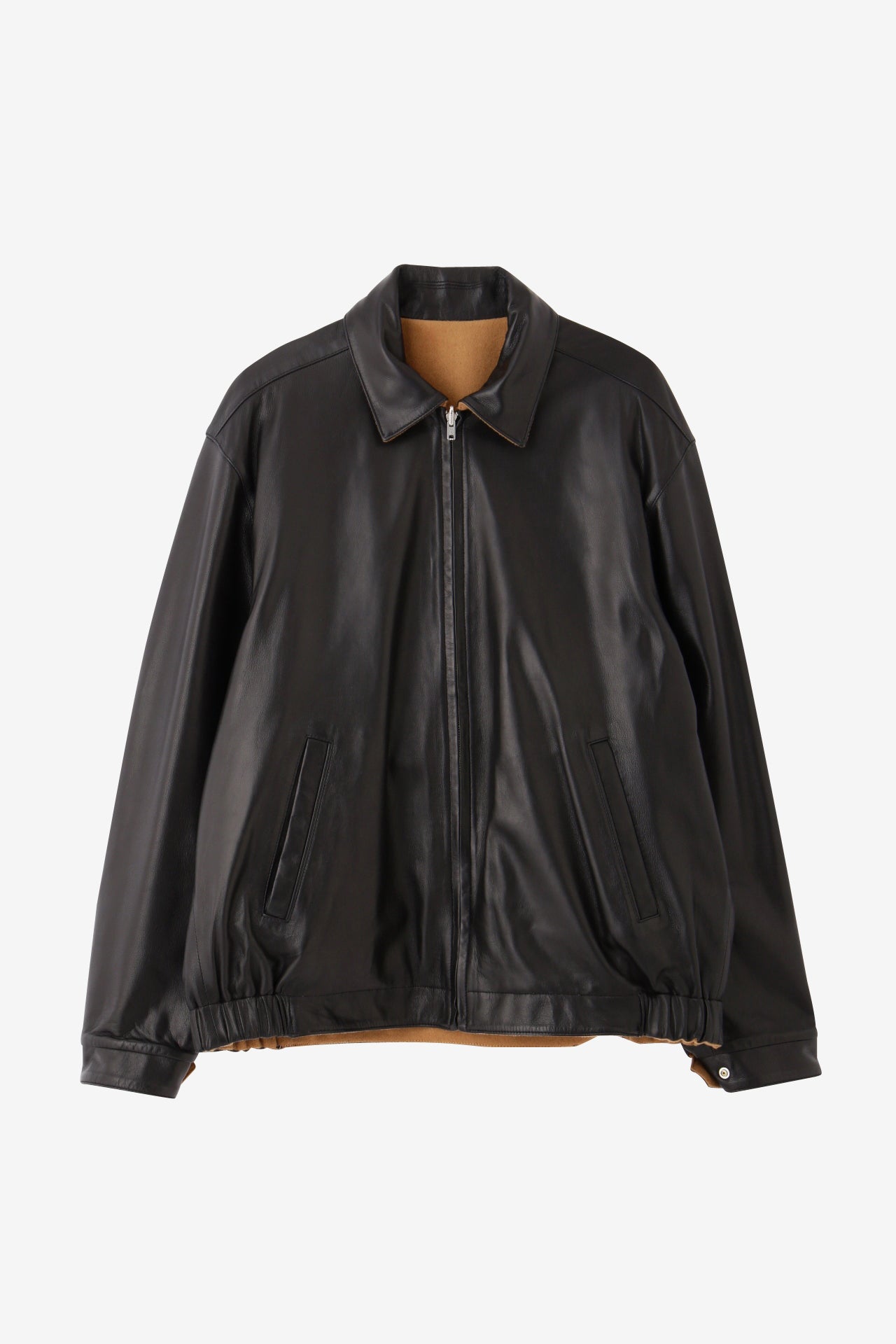 REVERSIBLE LEATHER BLOUSON