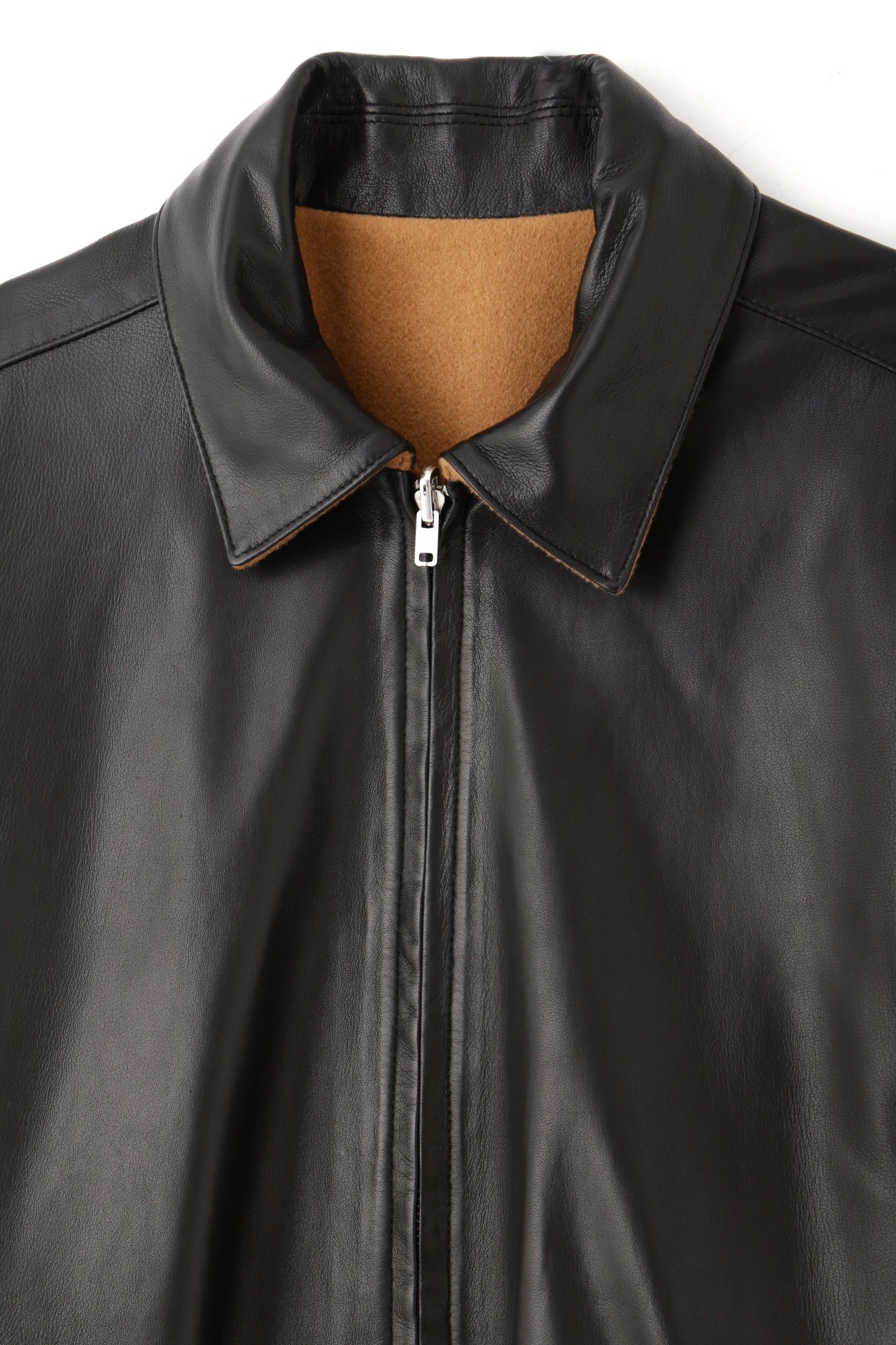 REVERSIBLE LEATHER BLOUSON
