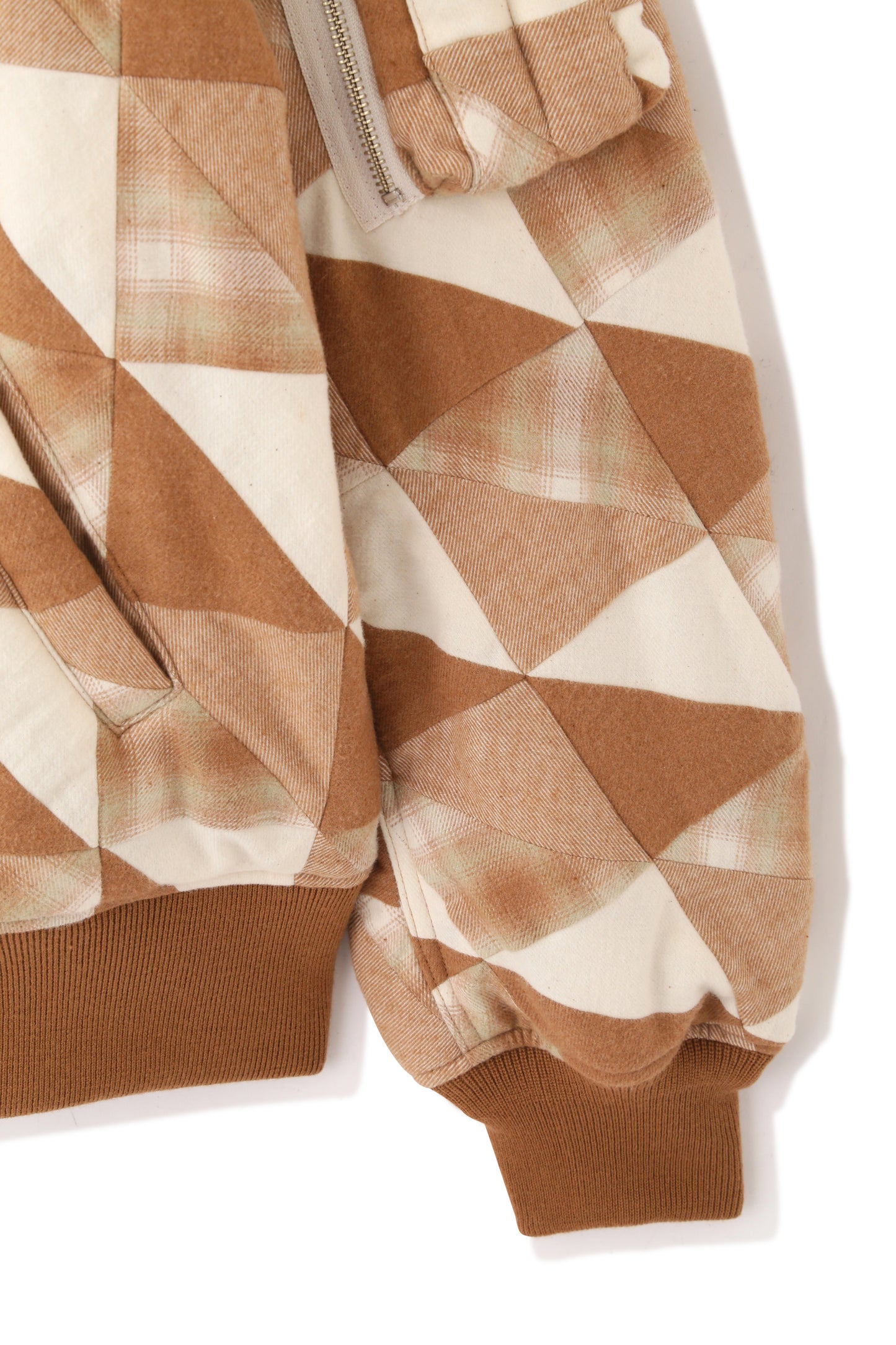 MA1 PATCHWORK BLOUSON -UNSTAINED ORGANIC COTTON-