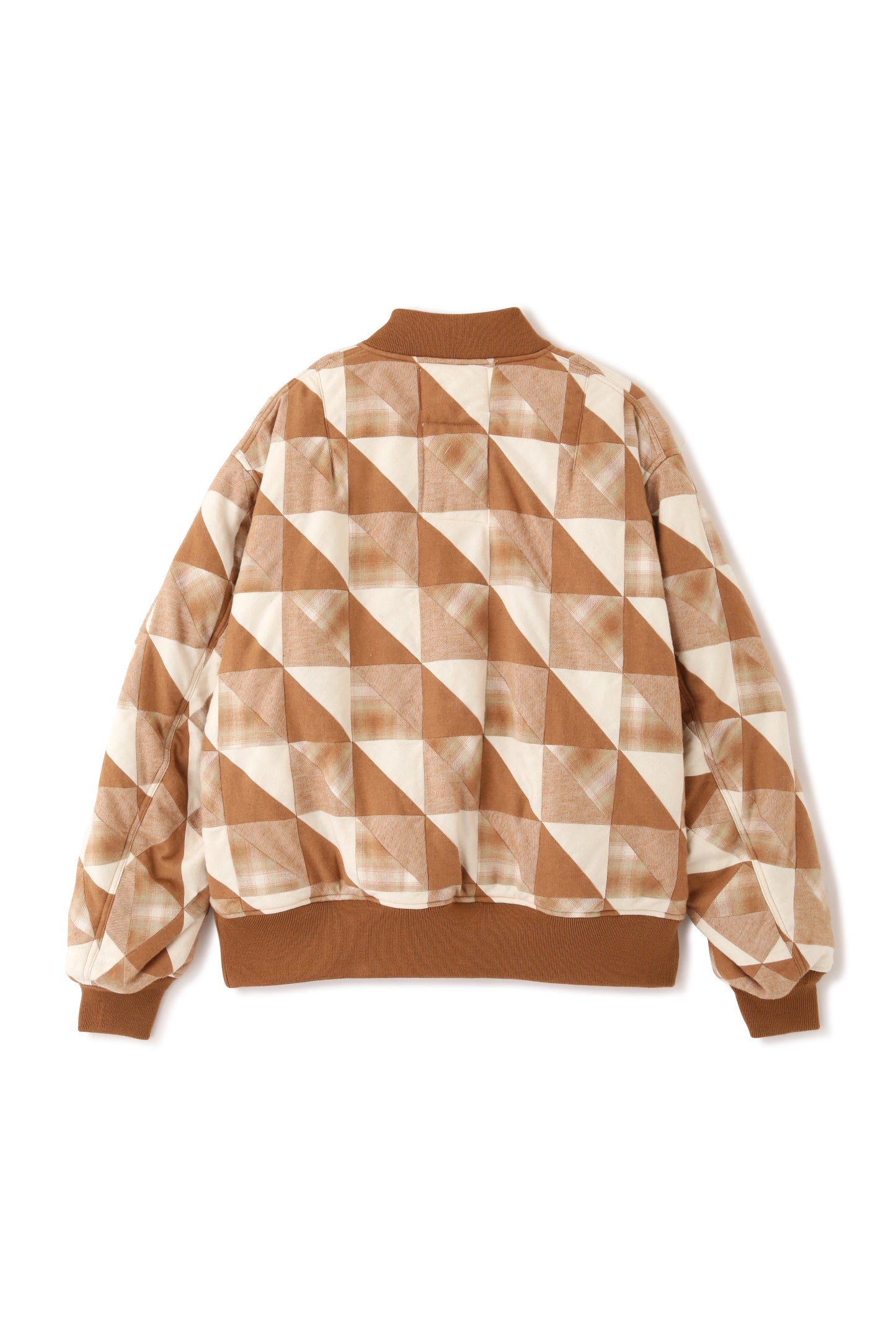 MA1 PATCHWORK BLOUSON -UNSTAINED ORGANIC COTTON-