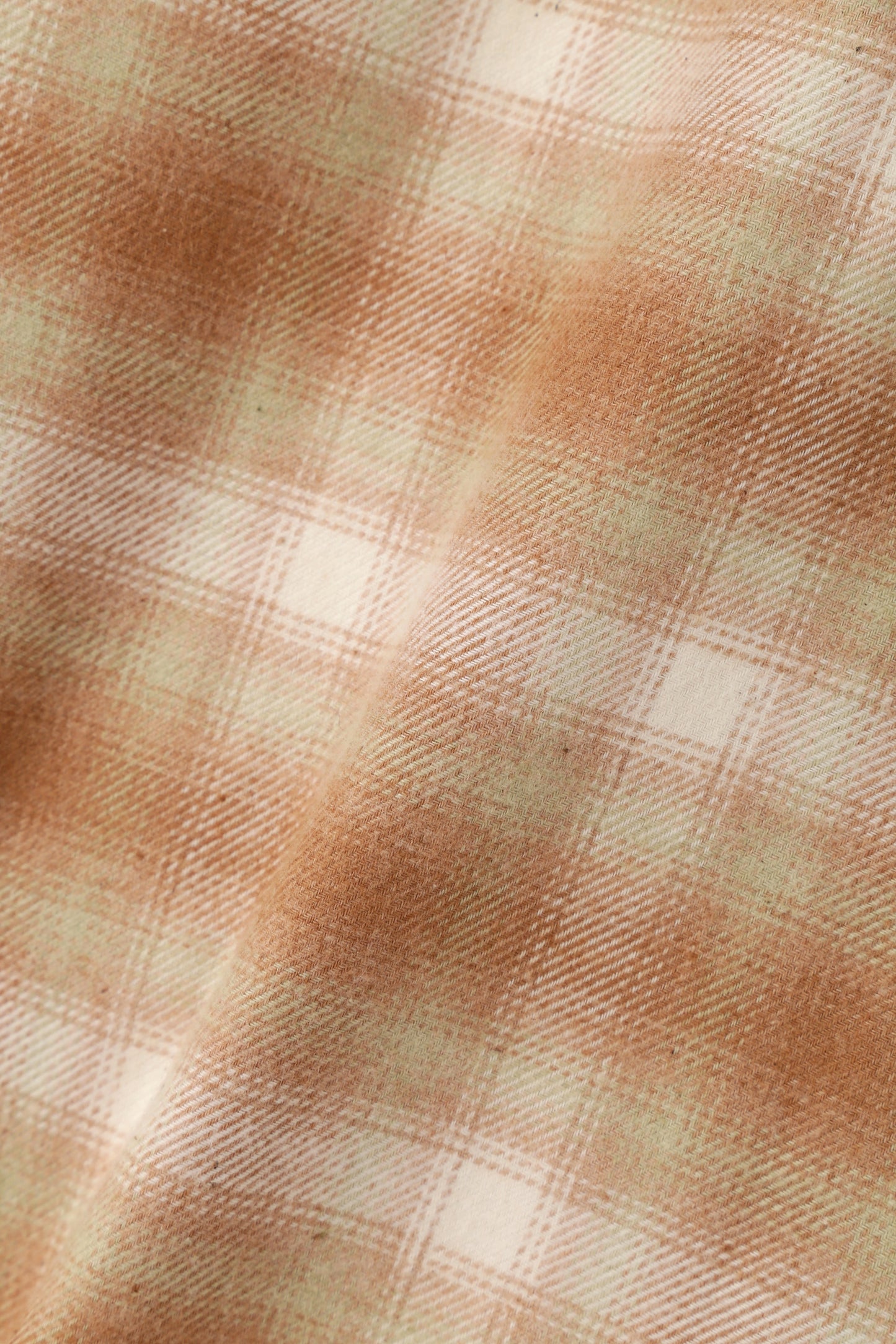 OMBRE CHECK COVERALL JACKET -UNSTAINED ORGANIC COTTON-