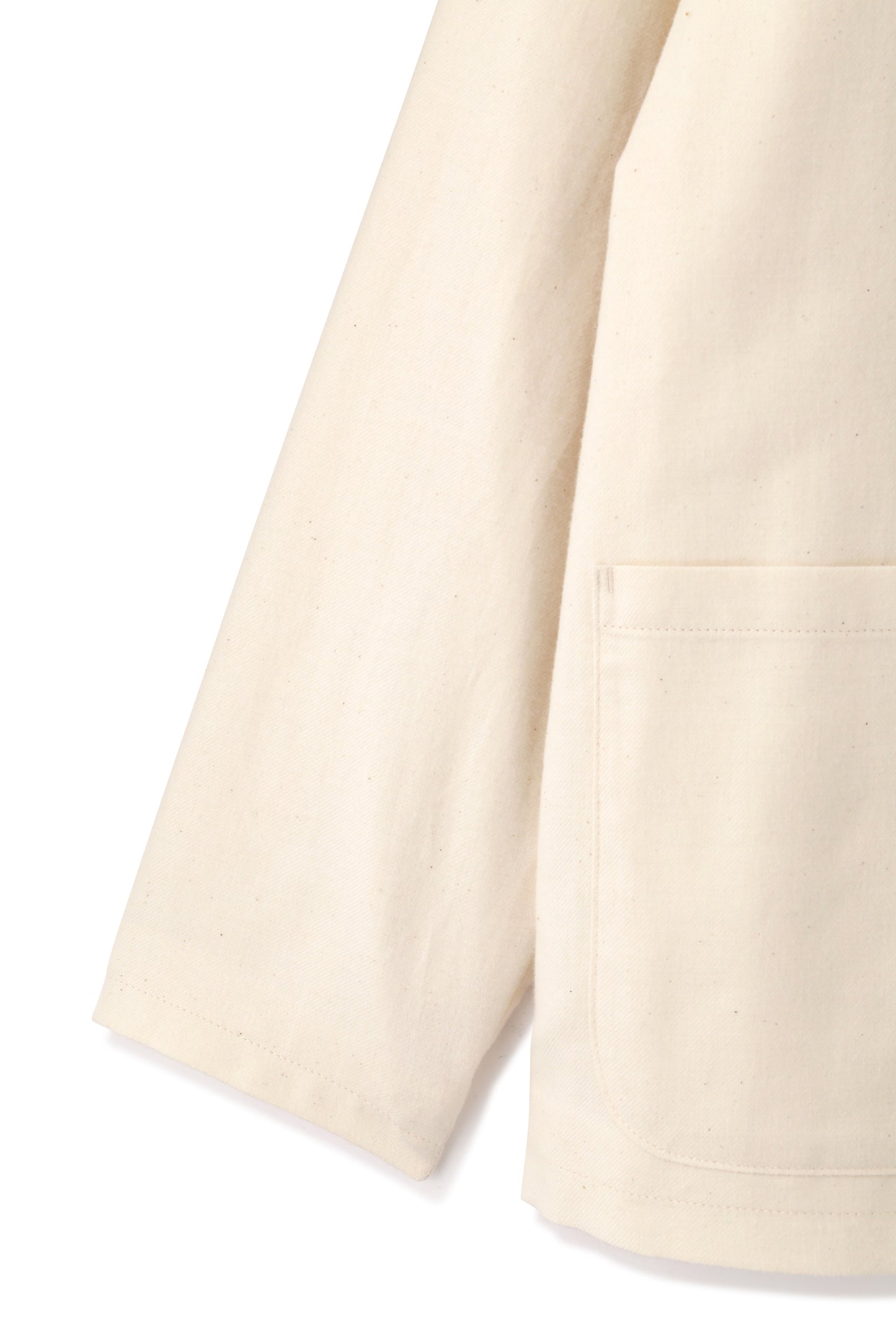 COVERALL JACKET -UNSTAINED ORGANIC COTTON-