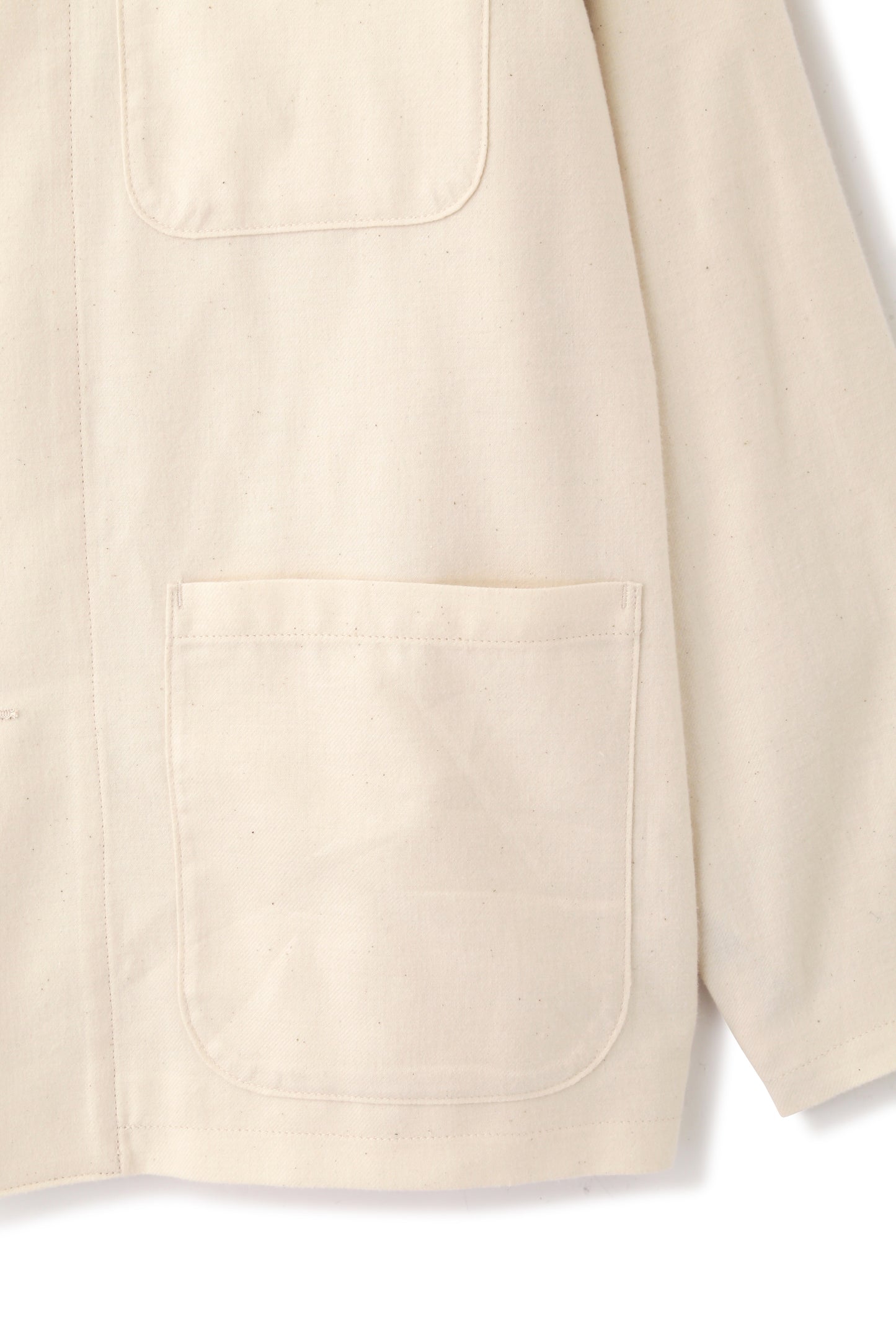 COVERALL JACKET -UNSTAINED ORGANIC COTTON-
