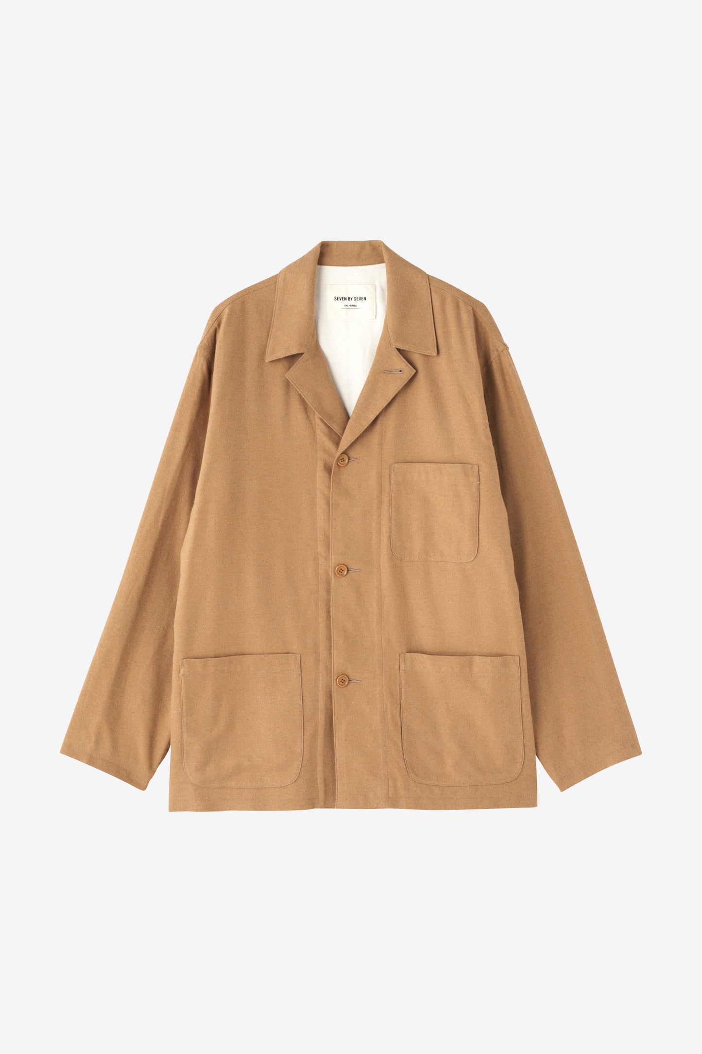 COVERALL JACKET -UNSTAINED ORGANIC COTTON-