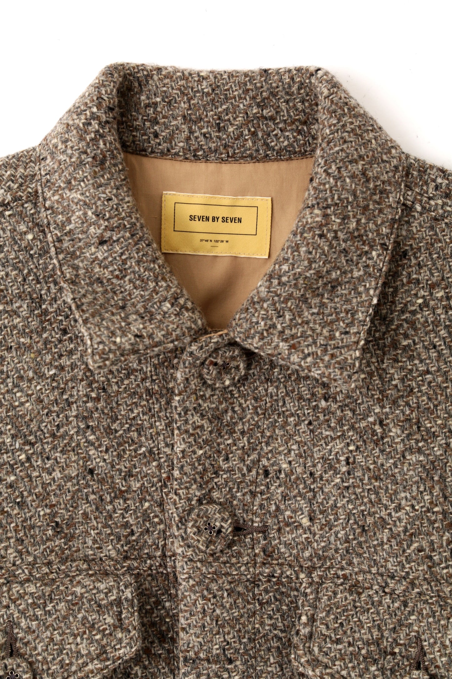 3RD TYPE WOOL JACKET -Lomond top herringbone-