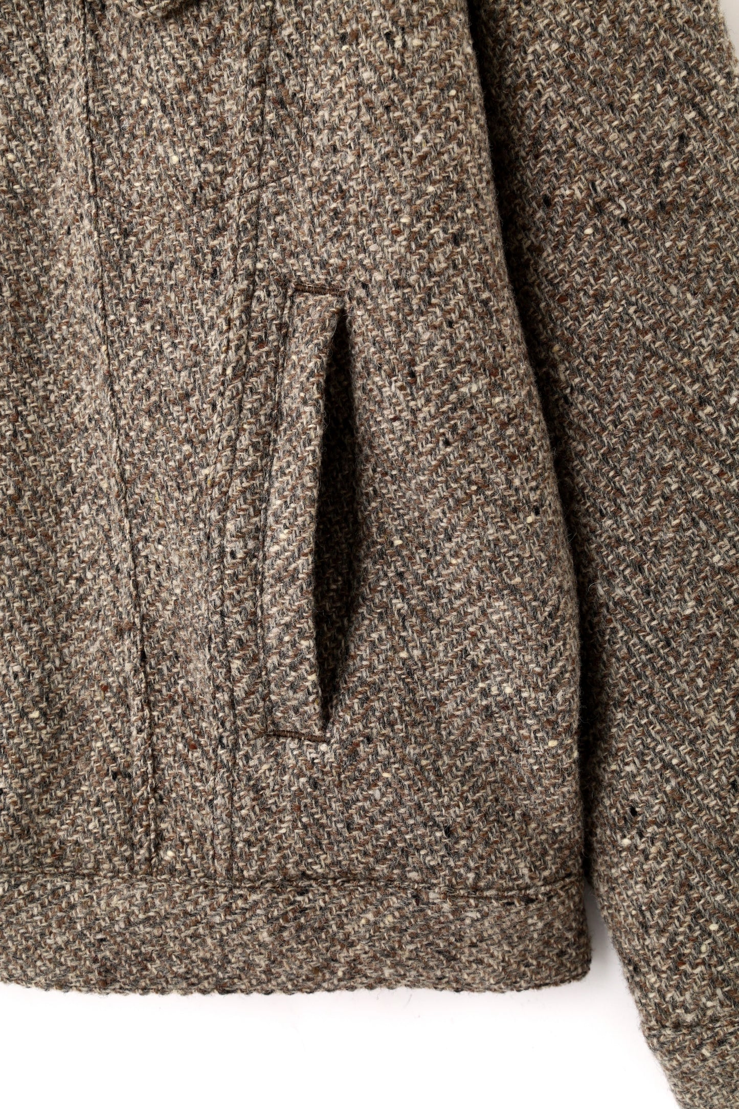 3RD TYPE WOOL JACKET -Lomond top herringbone-