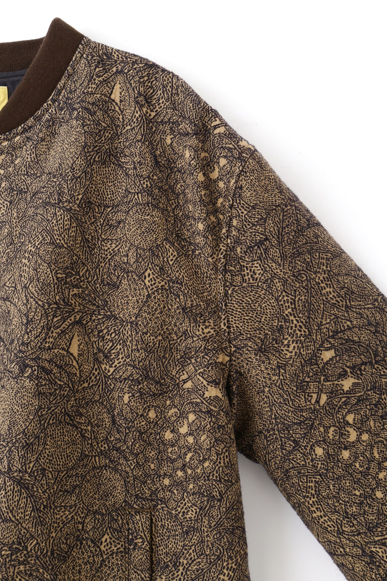 SASHIKO JQ INSULATION BLOUSON -FRUITS PATTERN-