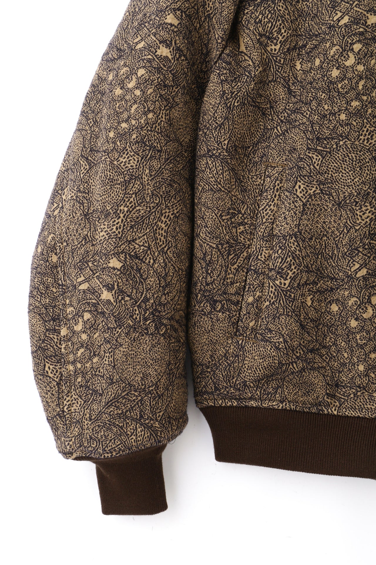 SASHIKO JQ INSULATION BLOUSON -FRUITS PATTERN-