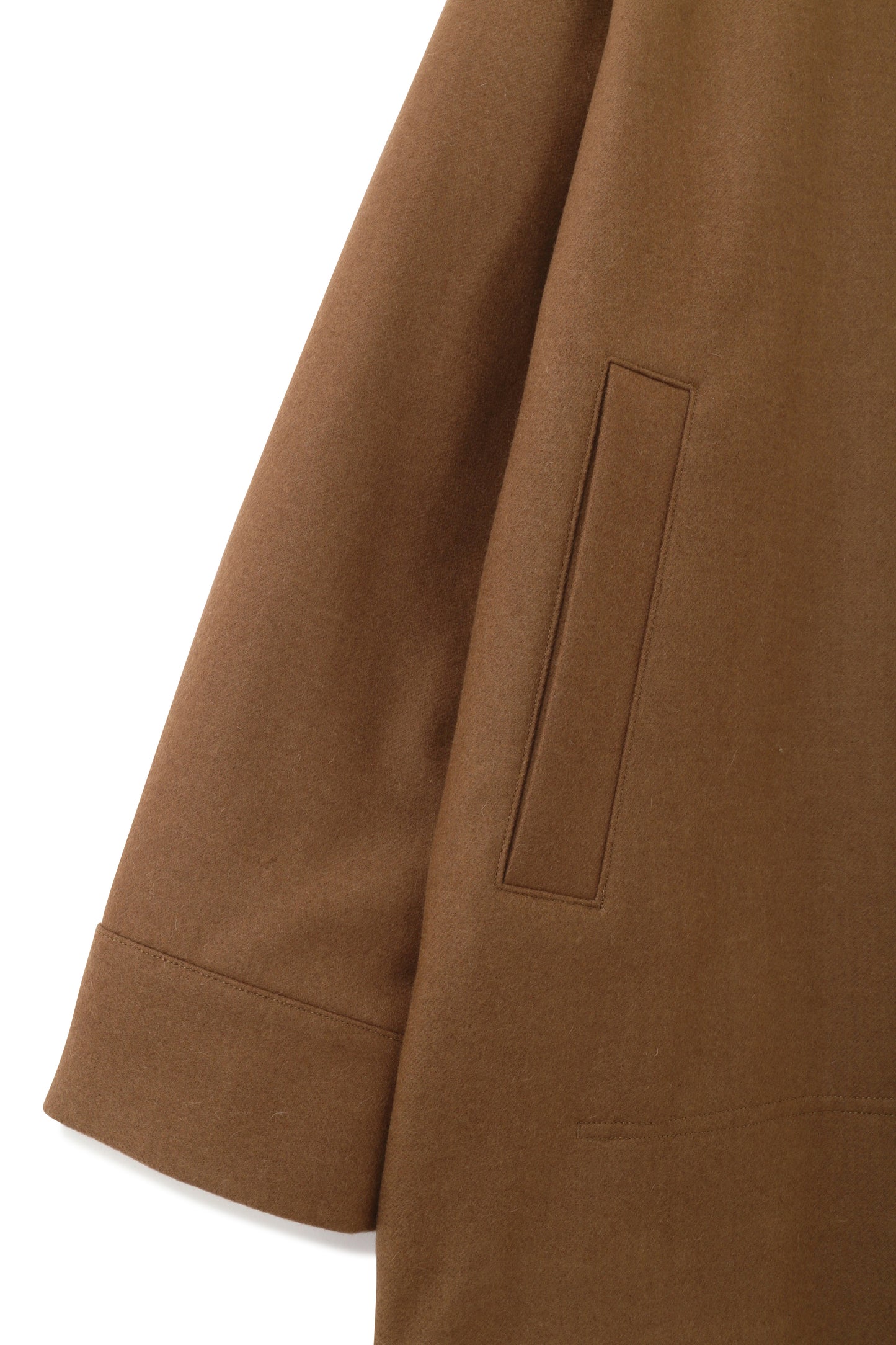 FLY FRONT BLOUSON -POWDER MELTON-
