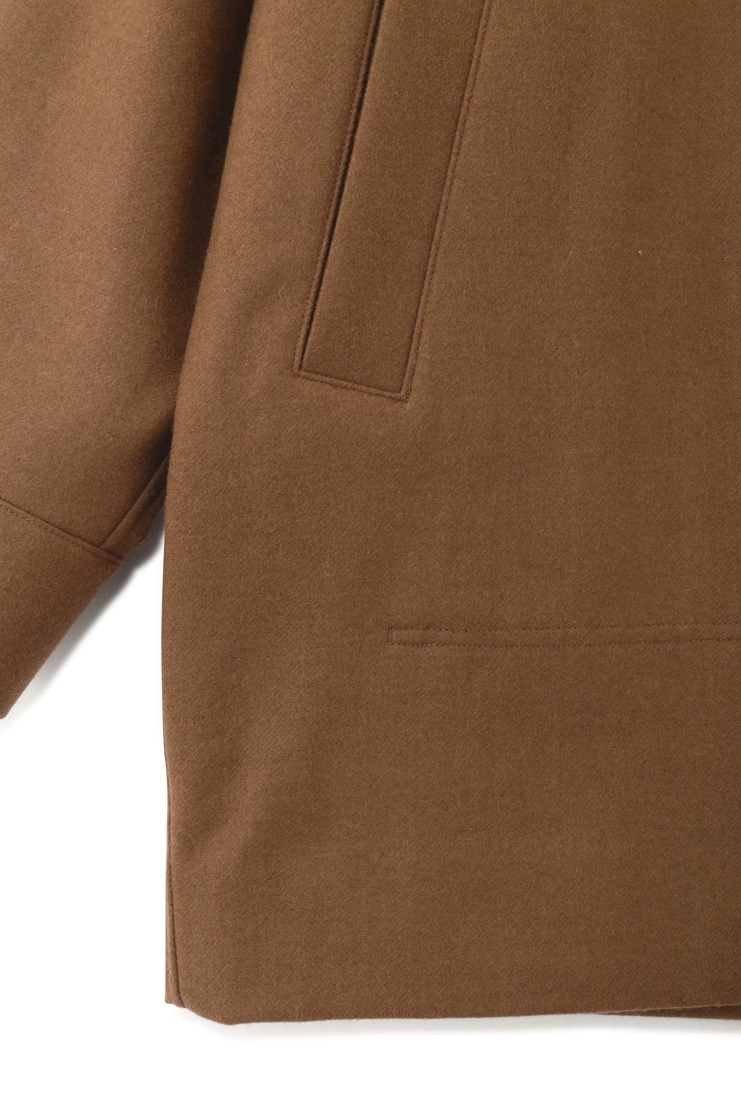FLY FRONT BLOUSON -POWDER MELTON-