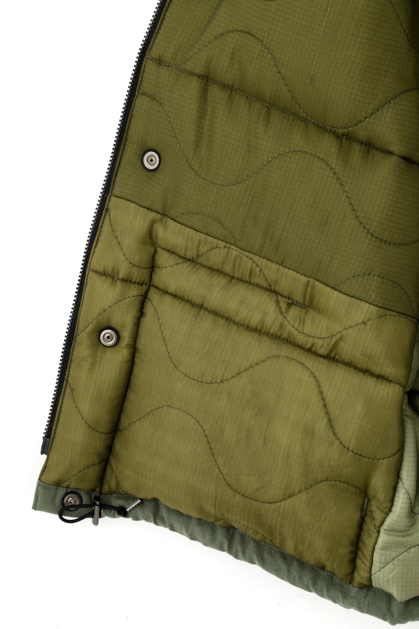 REWORK DOWN VEST -VINTAGE MILSPEC SLEEPING BAG-