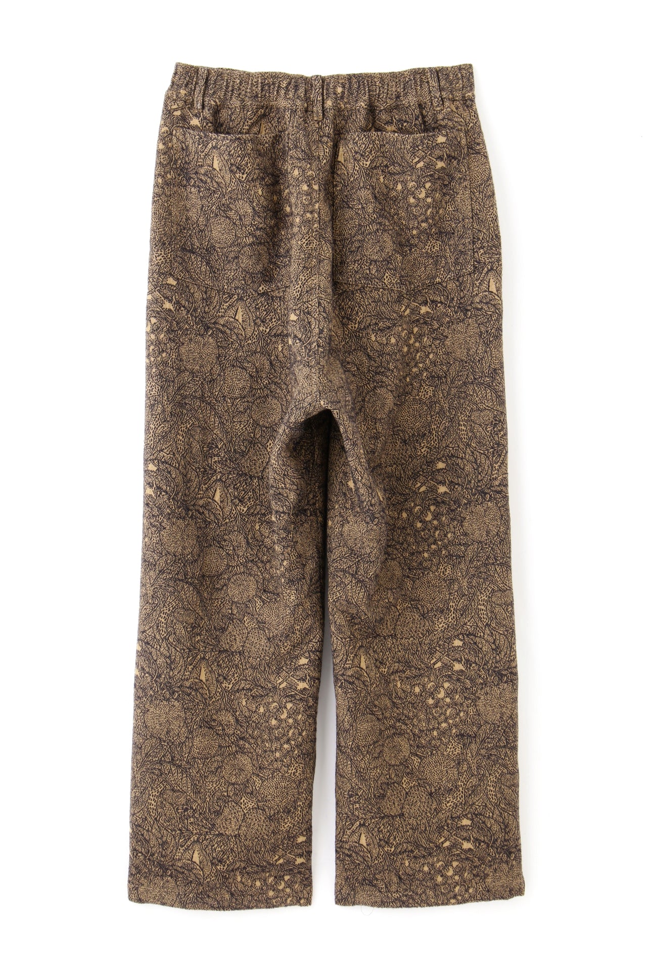 SASHIKO JQ EASY TROUSERS -FRUITS PATTERN-