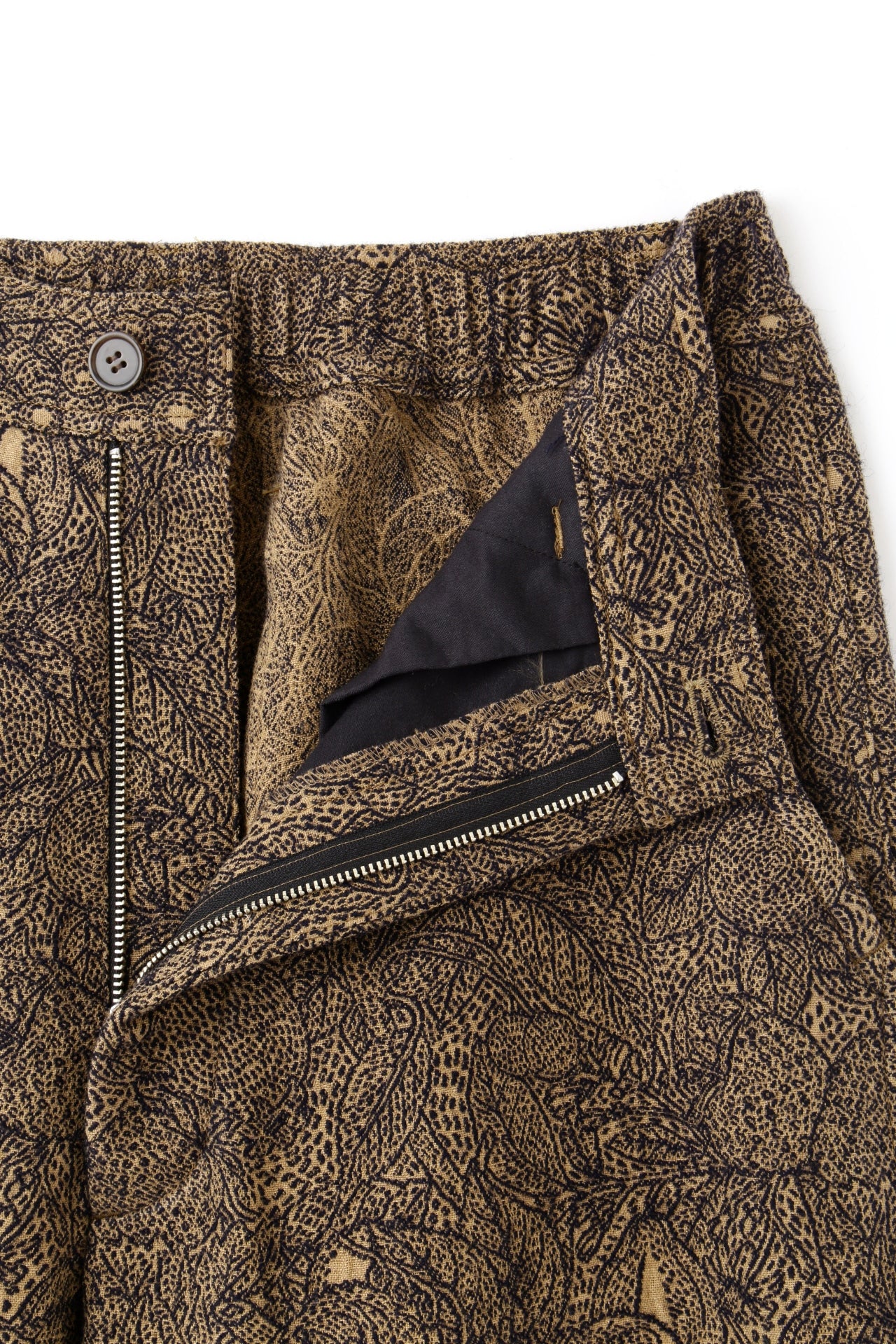 SASHIKO JQ EASY TROUSERS -FRUITS PATTERN-