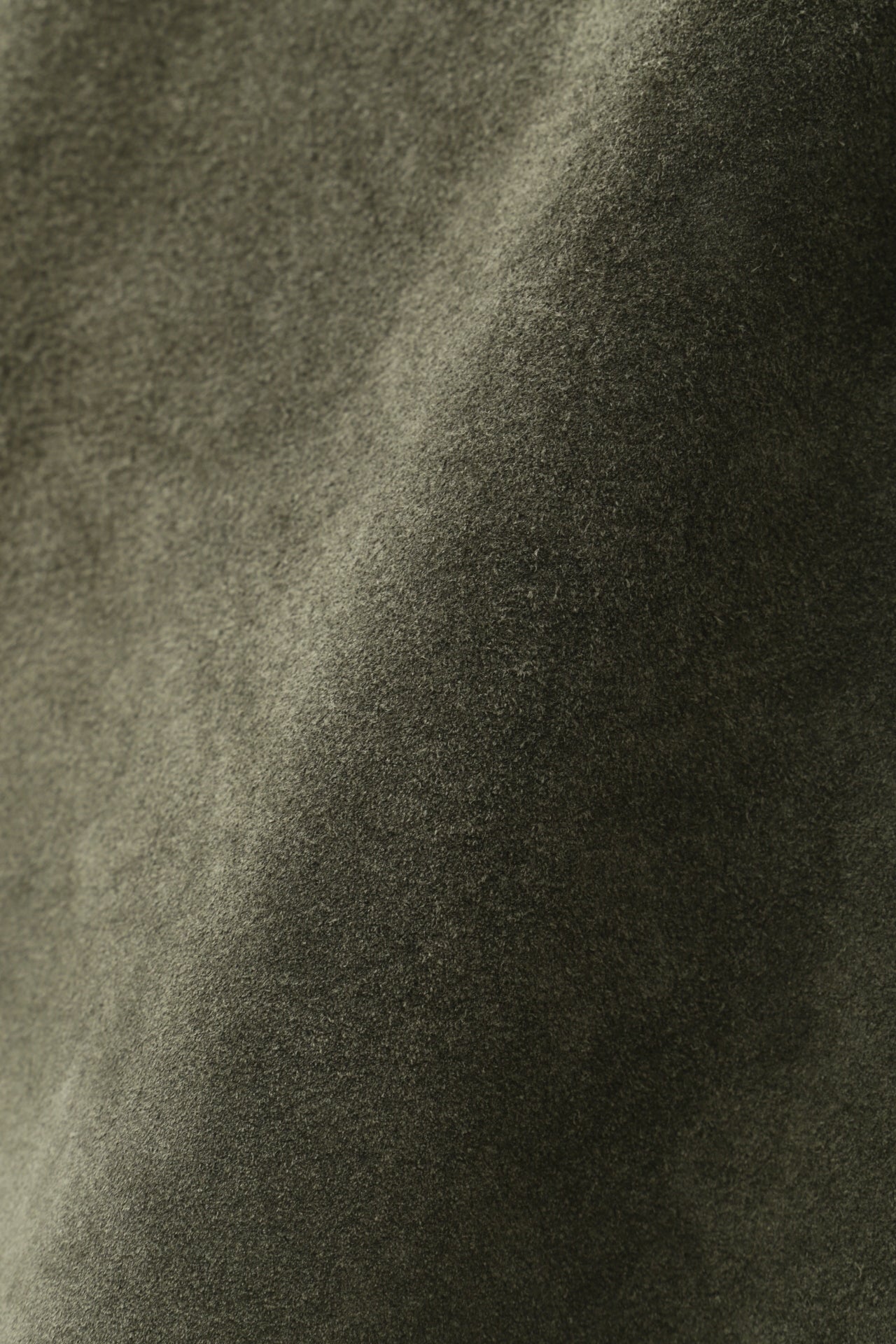 LEATHER FATIGUE SHIRT -MILLED COW NUBUCK-