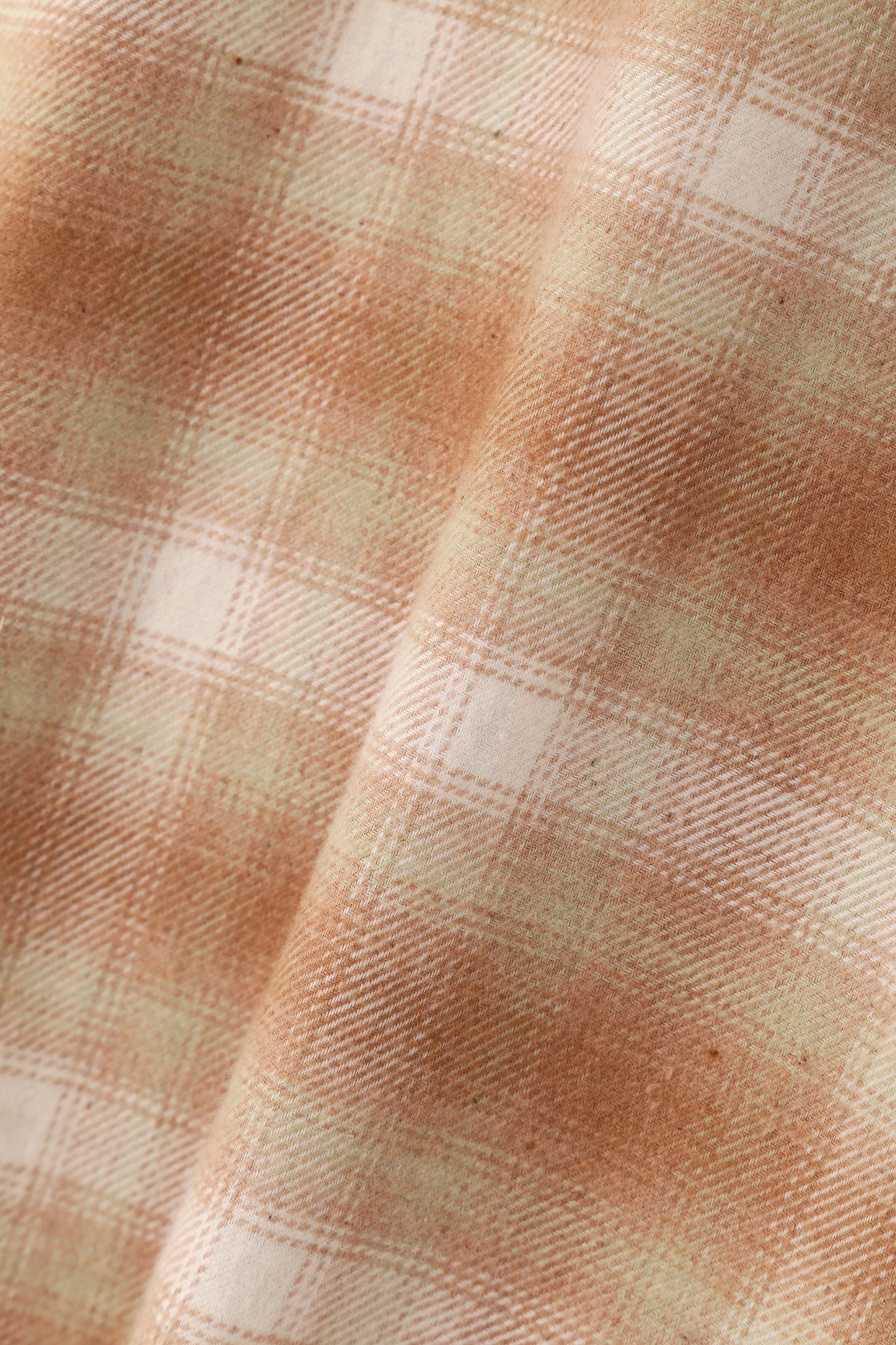 OMBRE CHECK SMILE POCKET WESTERN SHIRTS -UNSTAINED ORGANIC COTTON-