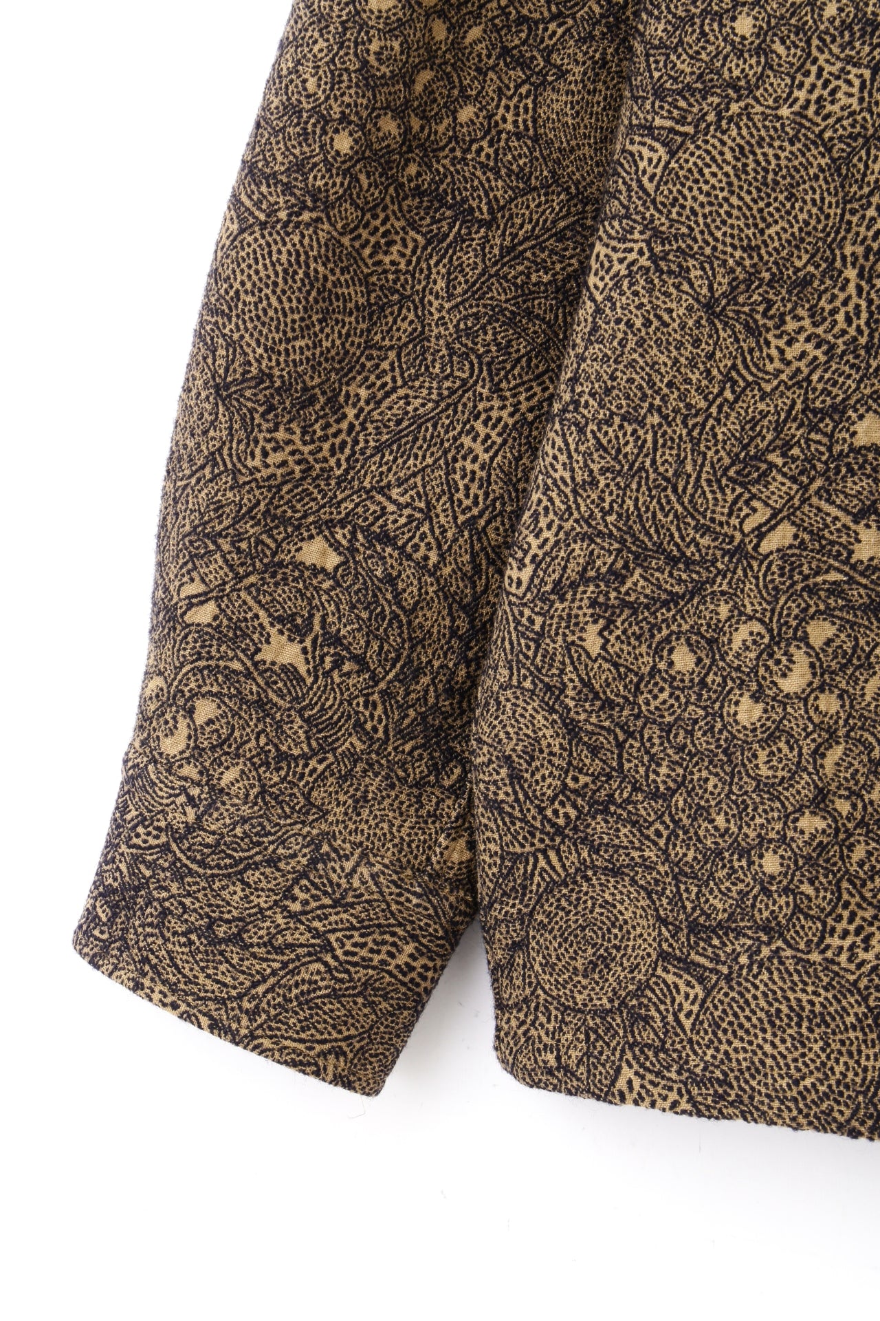 SASHIKO JQ FLAT COLLAR SHIRTS -FRUITS PATTERN-