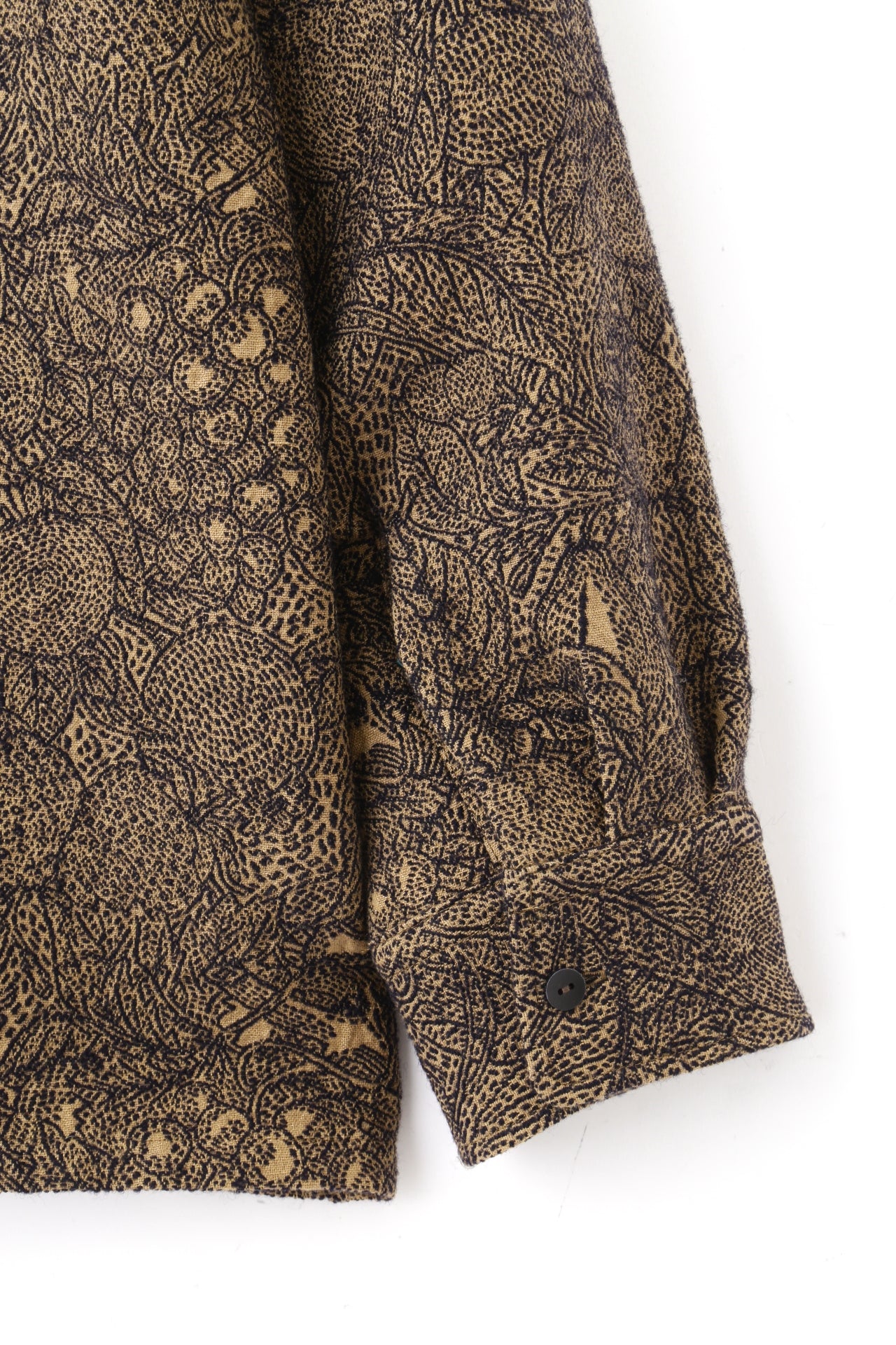 SASHIKO JQ FLAT COLLAR SHIRTS -FRUITS PATTERN-