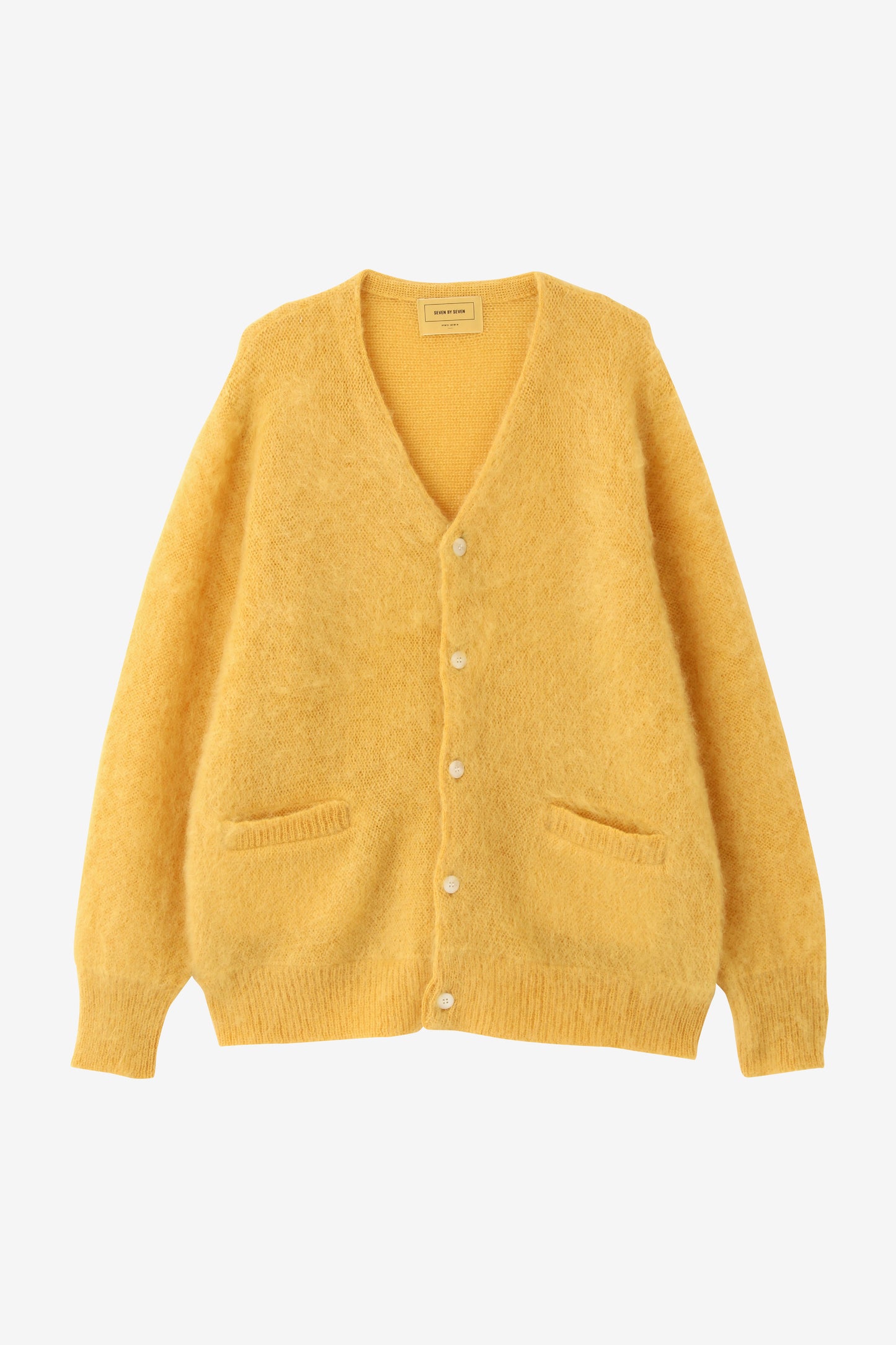 KNIT CARDIGAN -BRUSHED MOHAIR-