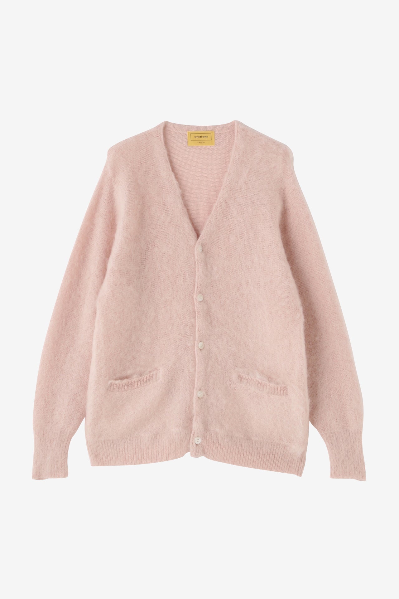 KNIT CARDIGAN -BRUSHED MOHAIR-