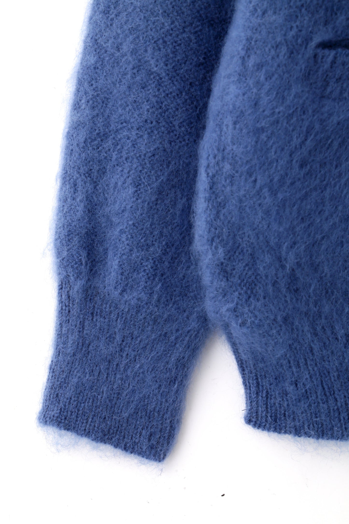 KNIT CARDIGAN -BRUSHED MOHAIR-