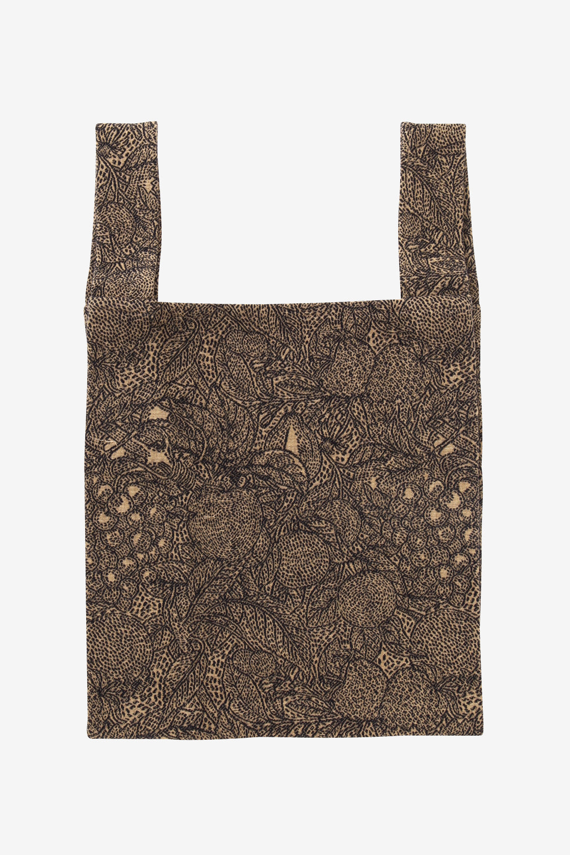 SASHIKO JACQUARD SHOPPING BAG -FRUITS PATTERN-