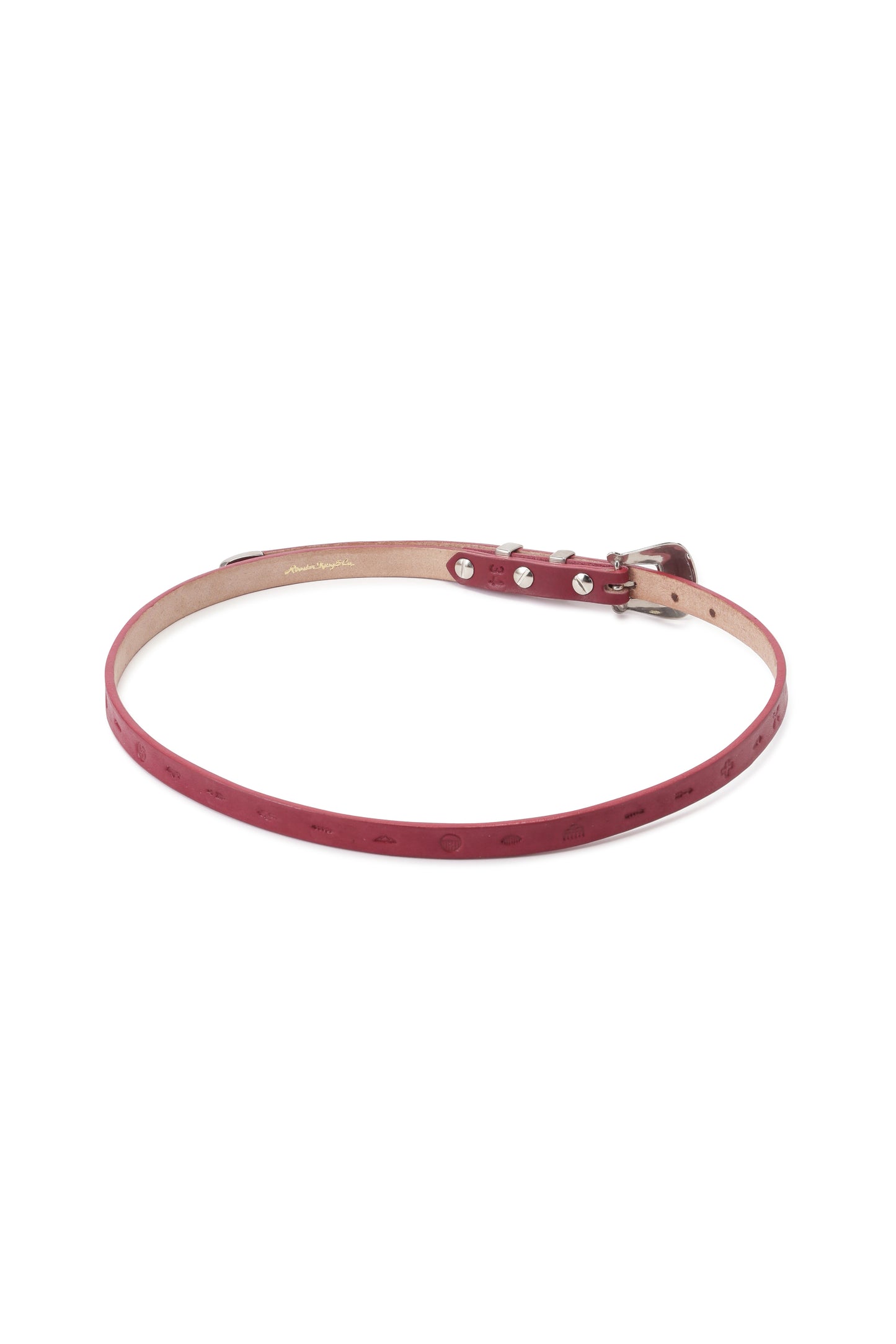 NATIVE AMERICAN SYMBOL NALLOW BELT -symbol stamp-