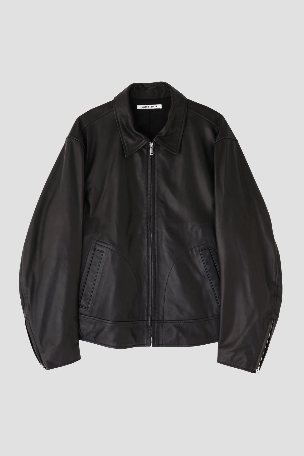 SEVEN BY SEVEN|24AW レザージャケット ブルゾン sizeM LEATHER RIDERS JACKET -Sheep leather- | SEVEN BY SEVEN