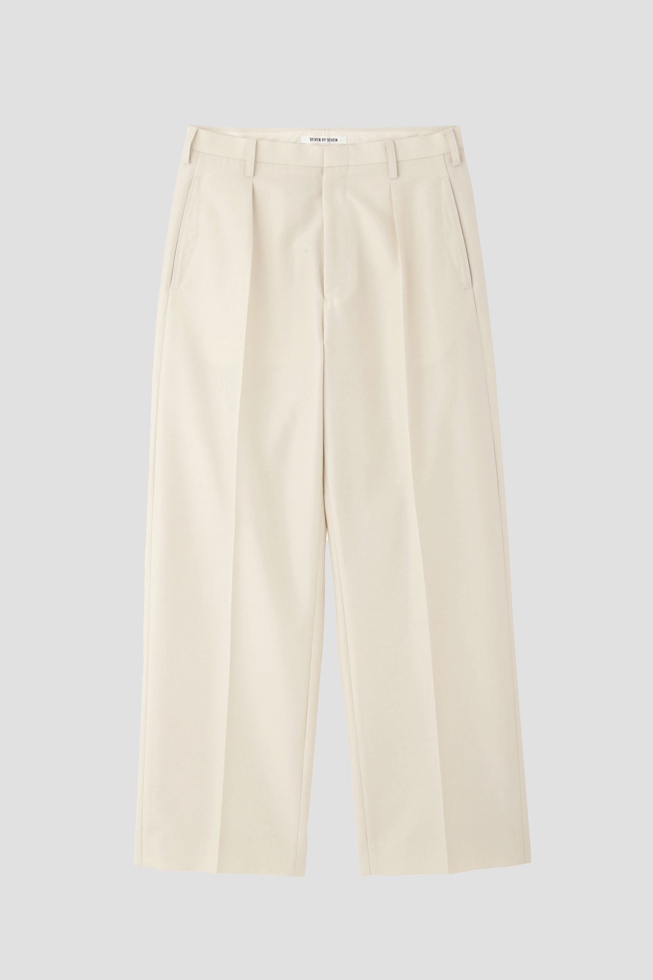 IN-TUCK TROUSERS -Silk / Wool- | SEVEN BY SEVEN