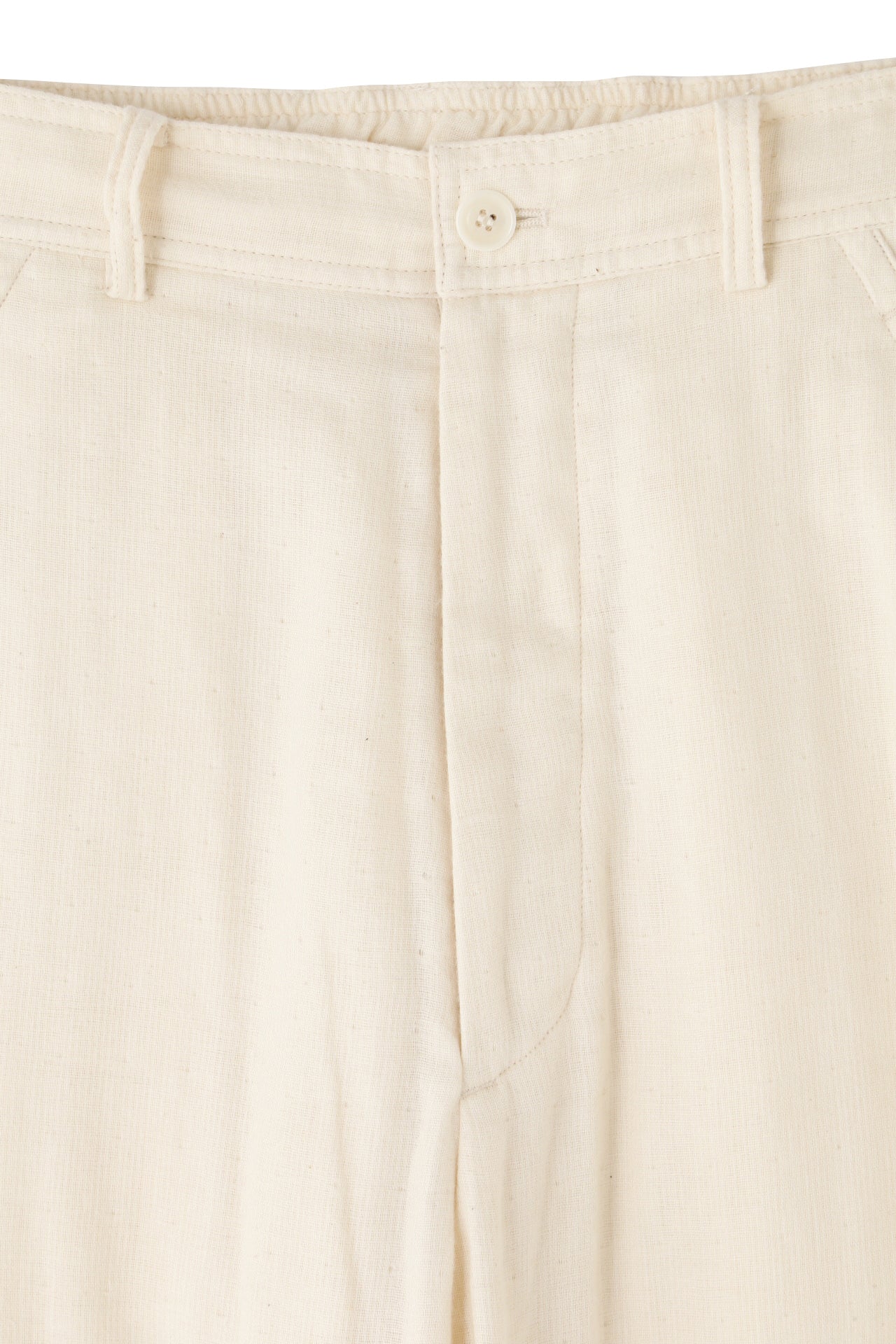 TRIPLE GAUZE EASY TROUSERS - Unstained organic cotton -