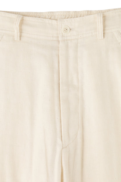 TRIPLE GAUZE EASY TROUSERS - Unstained organic cotton -