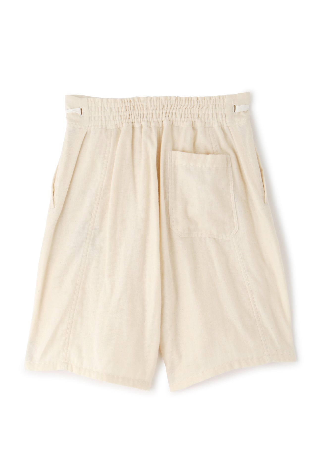 TRIPLE GAUZE MILITARY SHORT PANTS - Unstained organic cotton -
