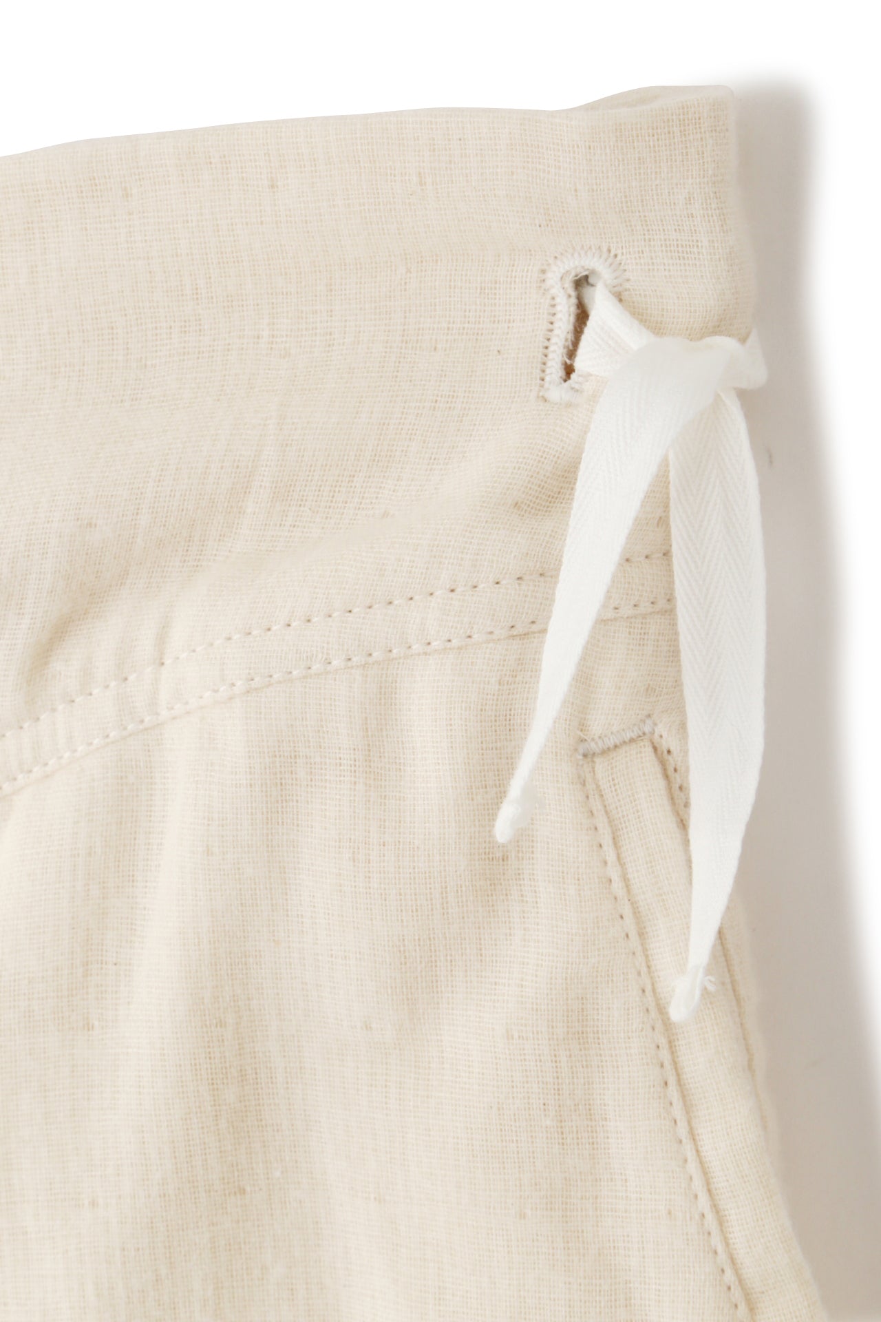 TRIPLE GAUZE MILITARY SHORT PANTS - Unstained organic cotton -