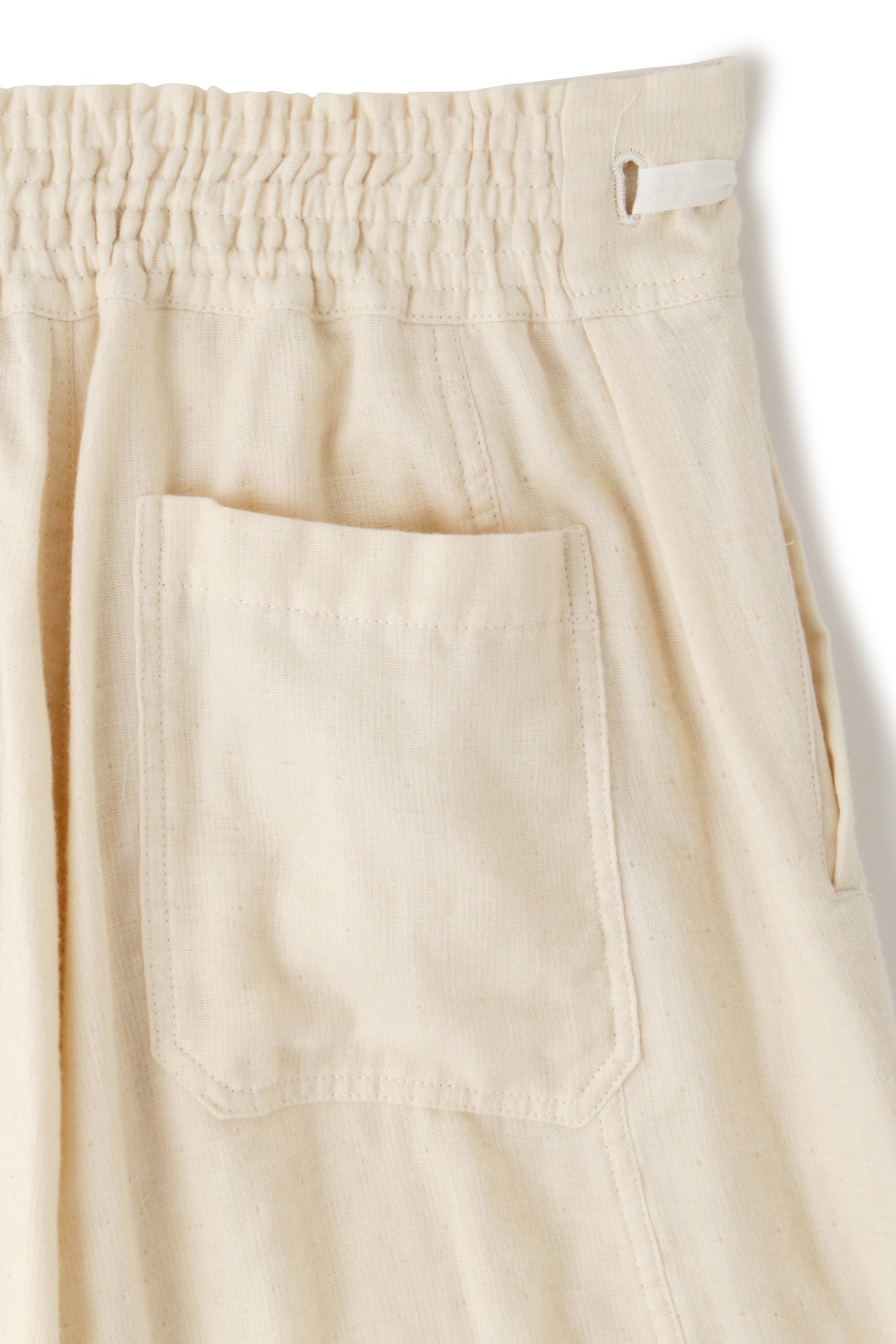 TRIPLE GAUZE MILITARY SHORT PANTS - Unstained organic cotton -