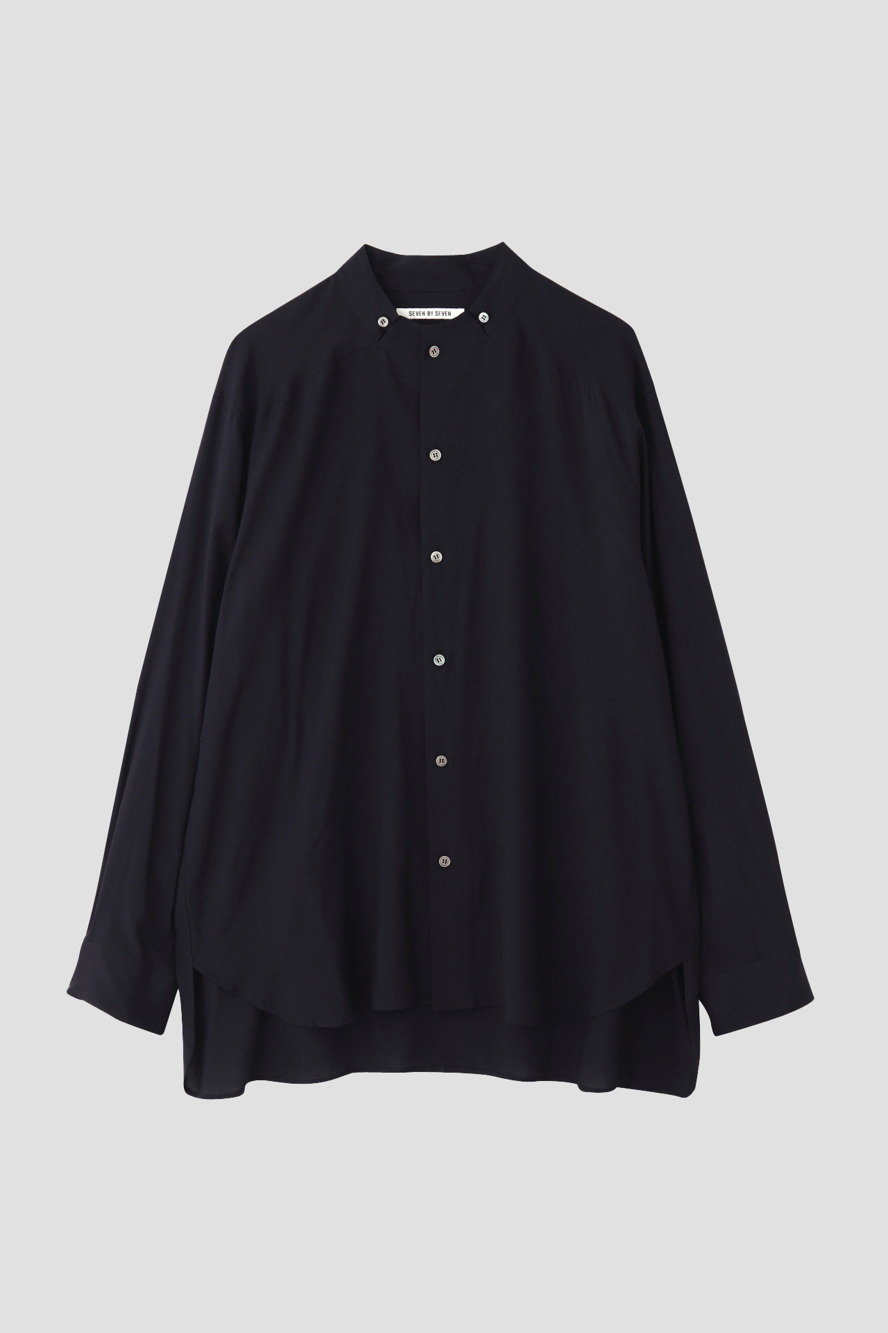 STAND COLLAR SHIRTS - Silk / Rayon - | SEVEN BY SEVEN STAND COLLAR SHIRTS - Silk / Rayon - | SEVEN BY SEVEN