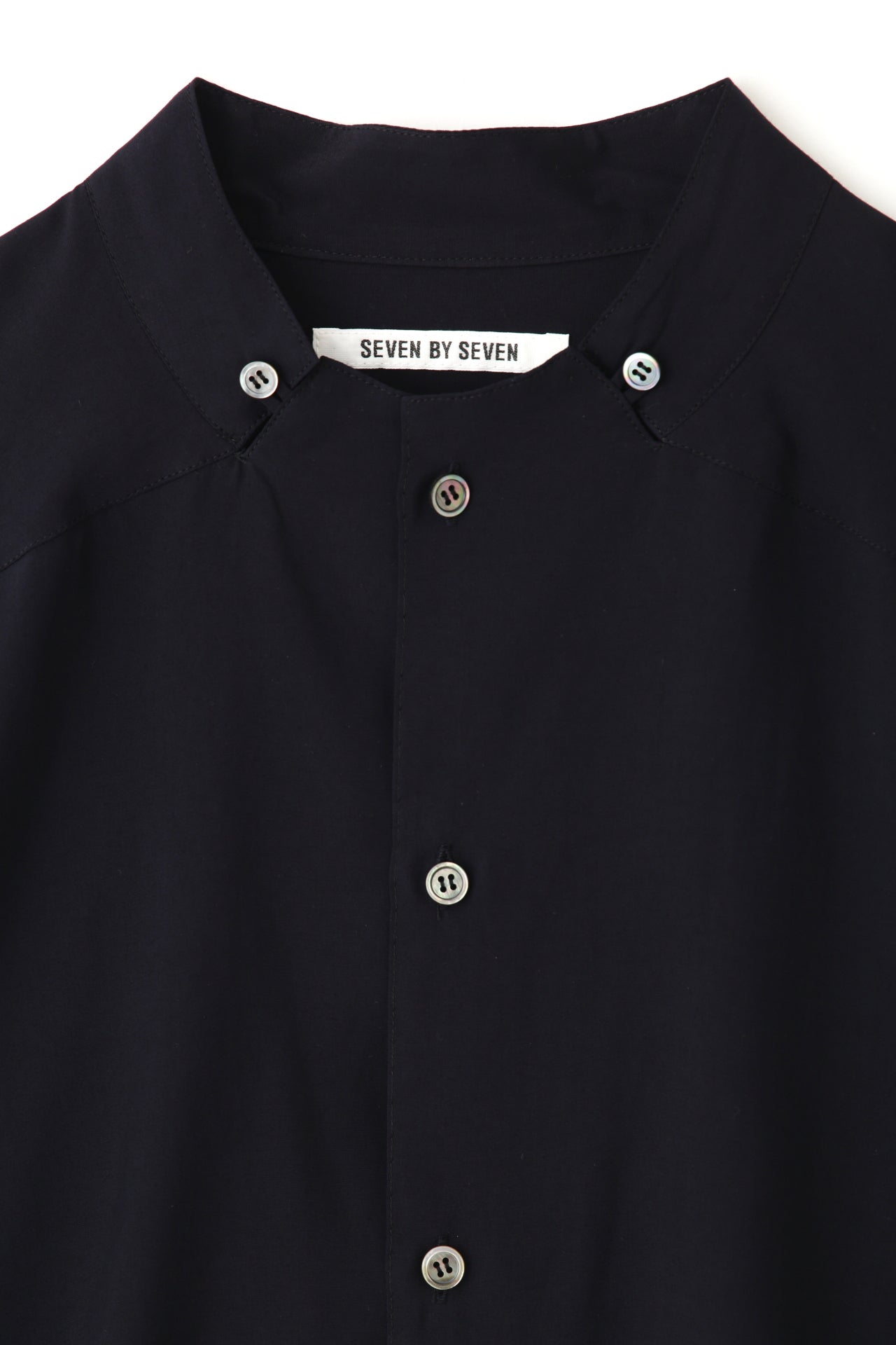 STAND COLLAR SHIRTS - Silk / Rayon -