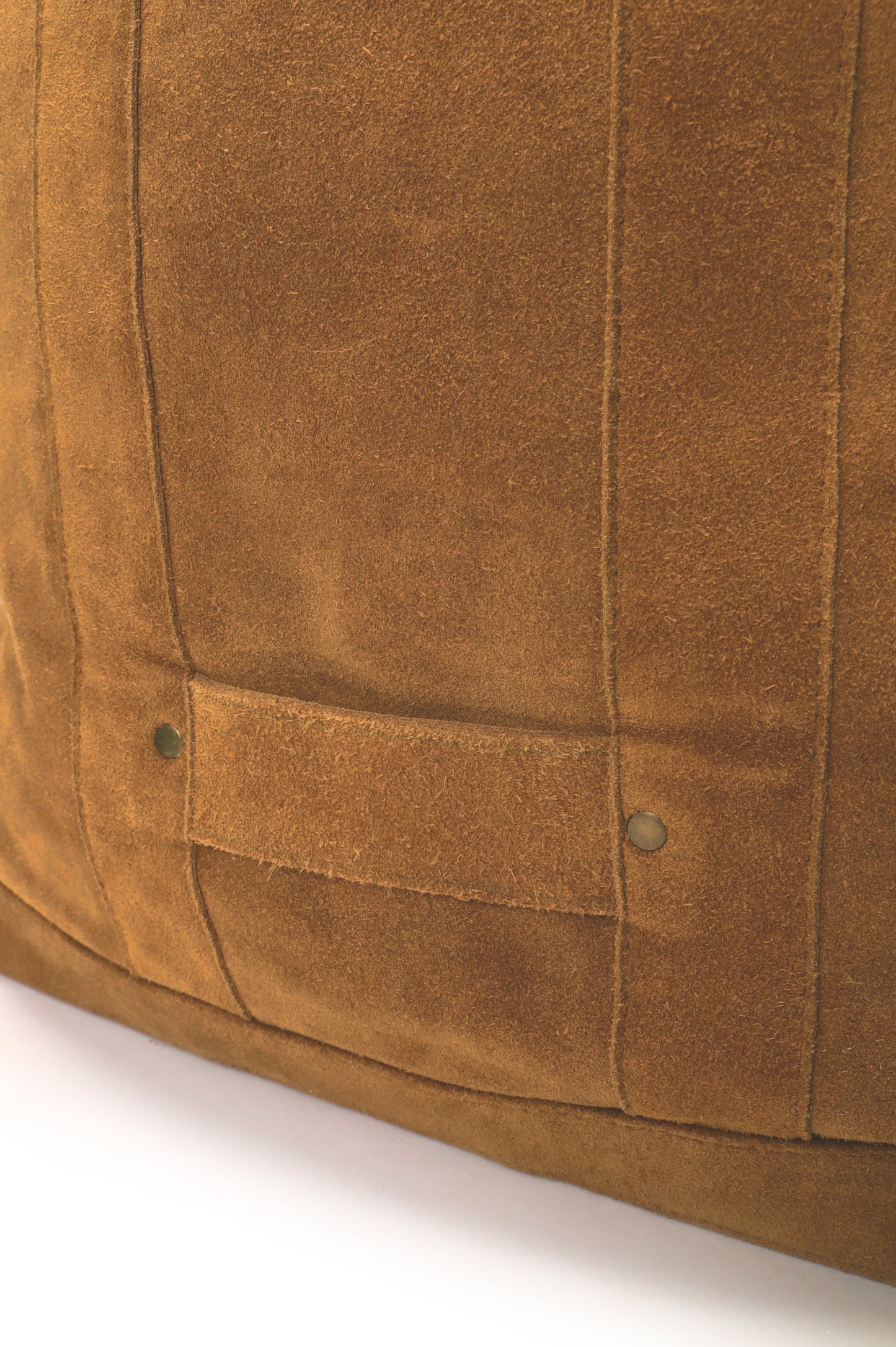 LEATHER TOTE BAG -Cow split leather-