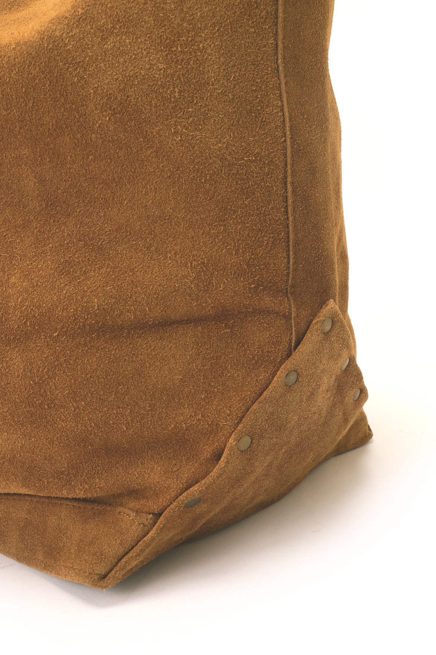 LEATHER TOTE BAG -Cow split leather-