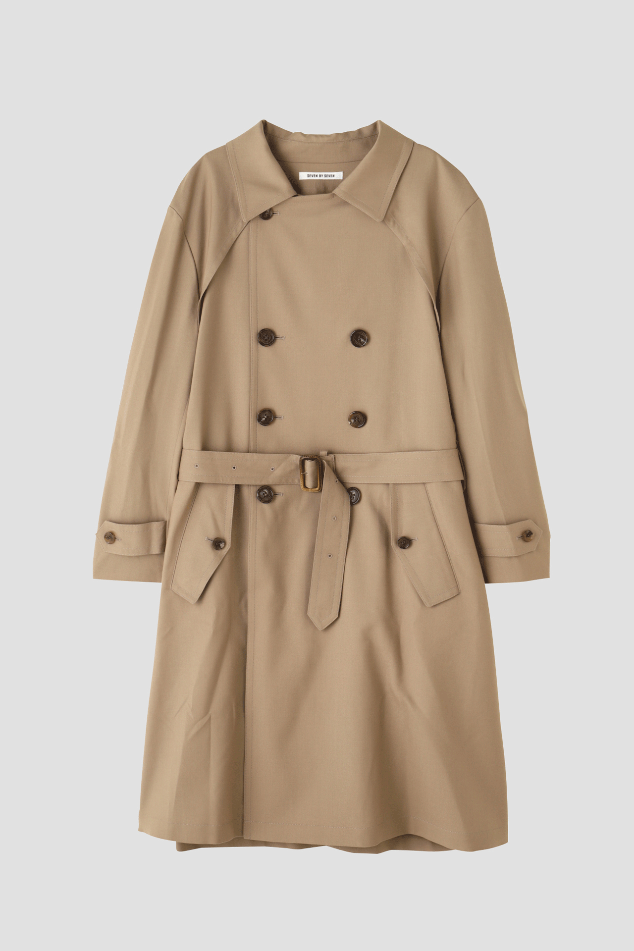 TRENCH COAT ‐Wool twill‐