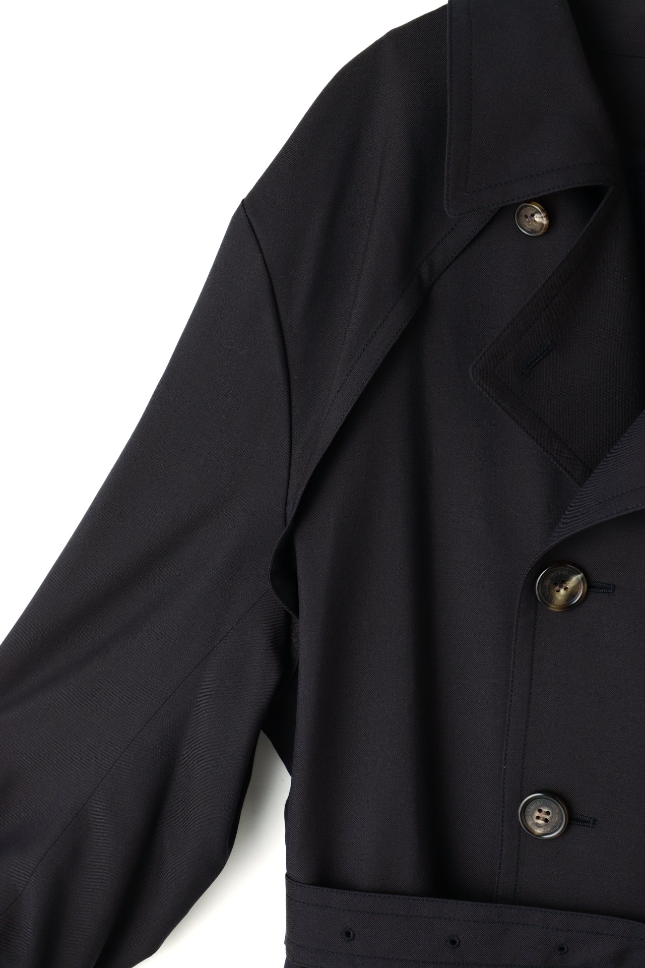 TRENCH COAT ‐Wool twill‐