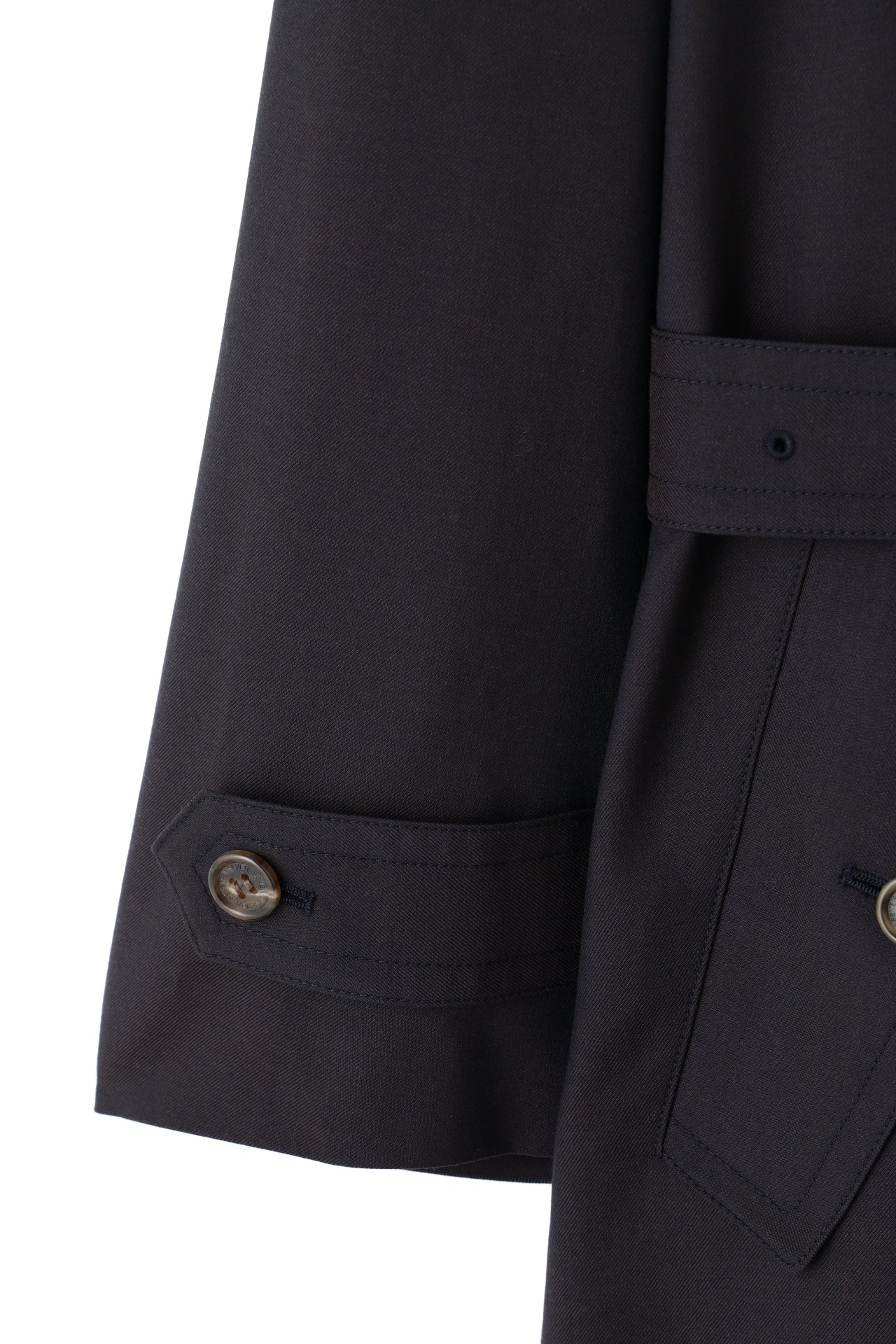TRENCH COAT ‐Wool twill‐